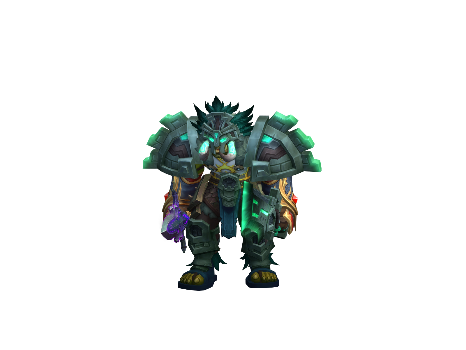 Niibaba 3D character render