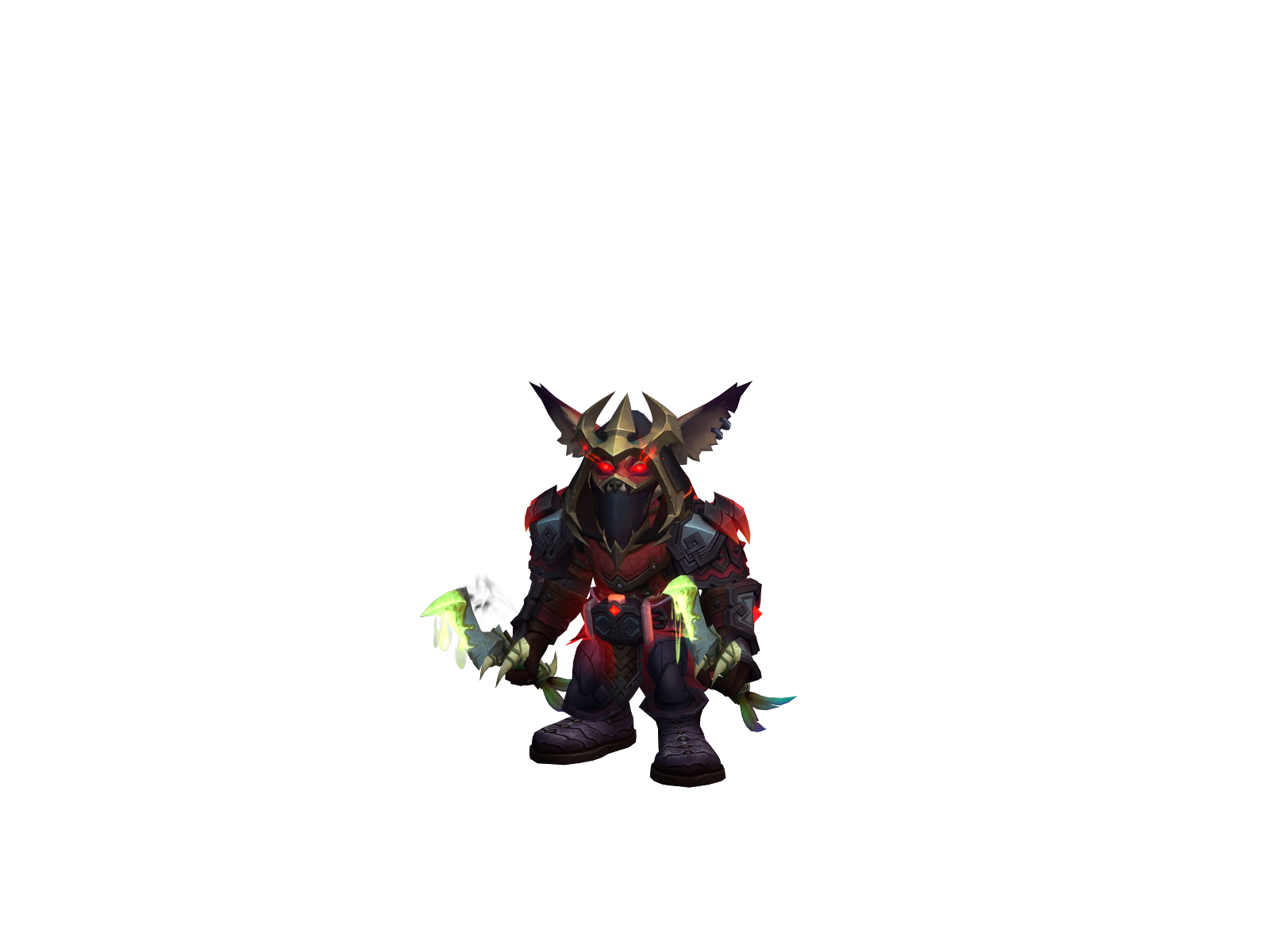 Parapoison 3D character render