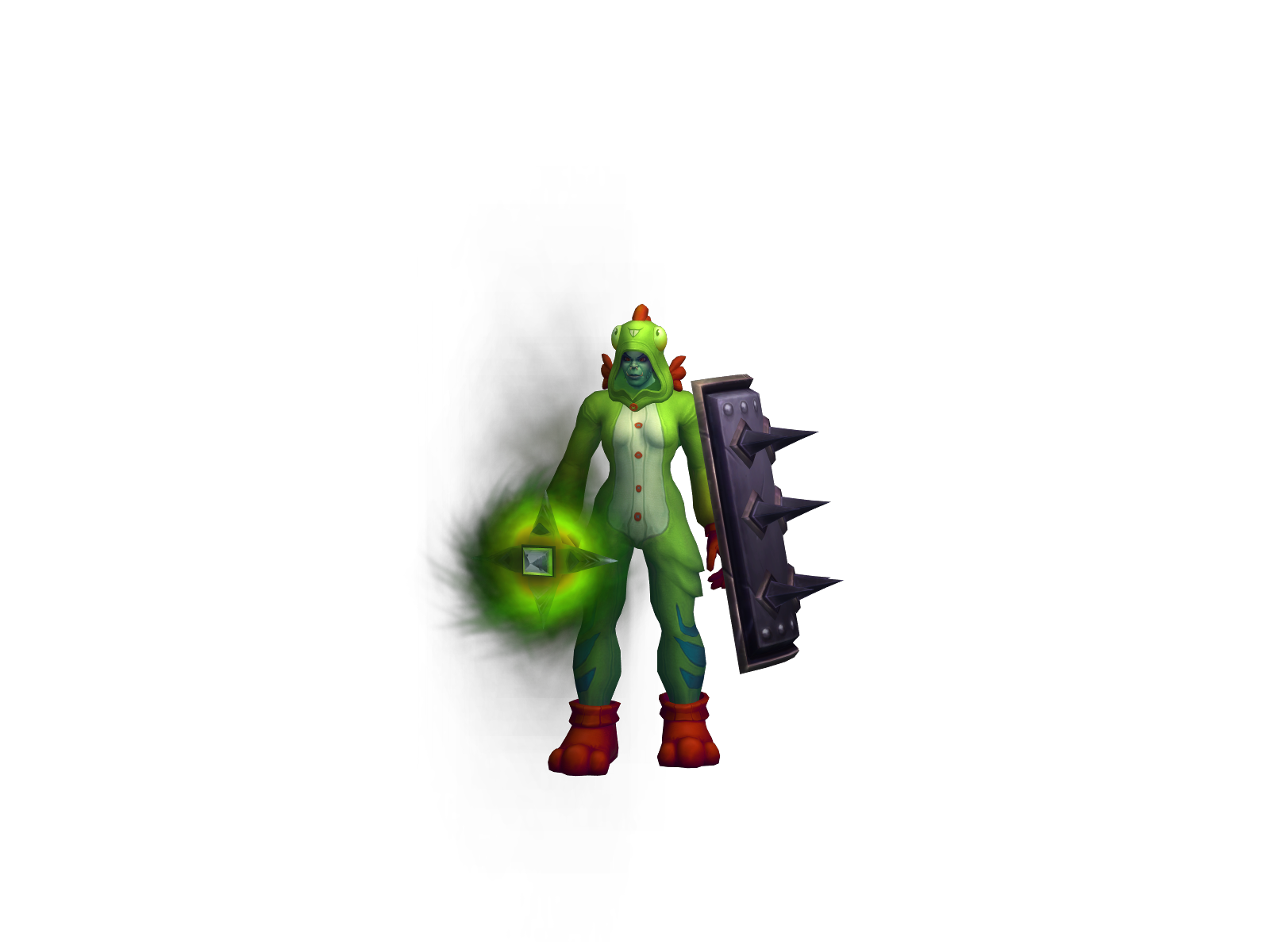 Sockta 3D character render