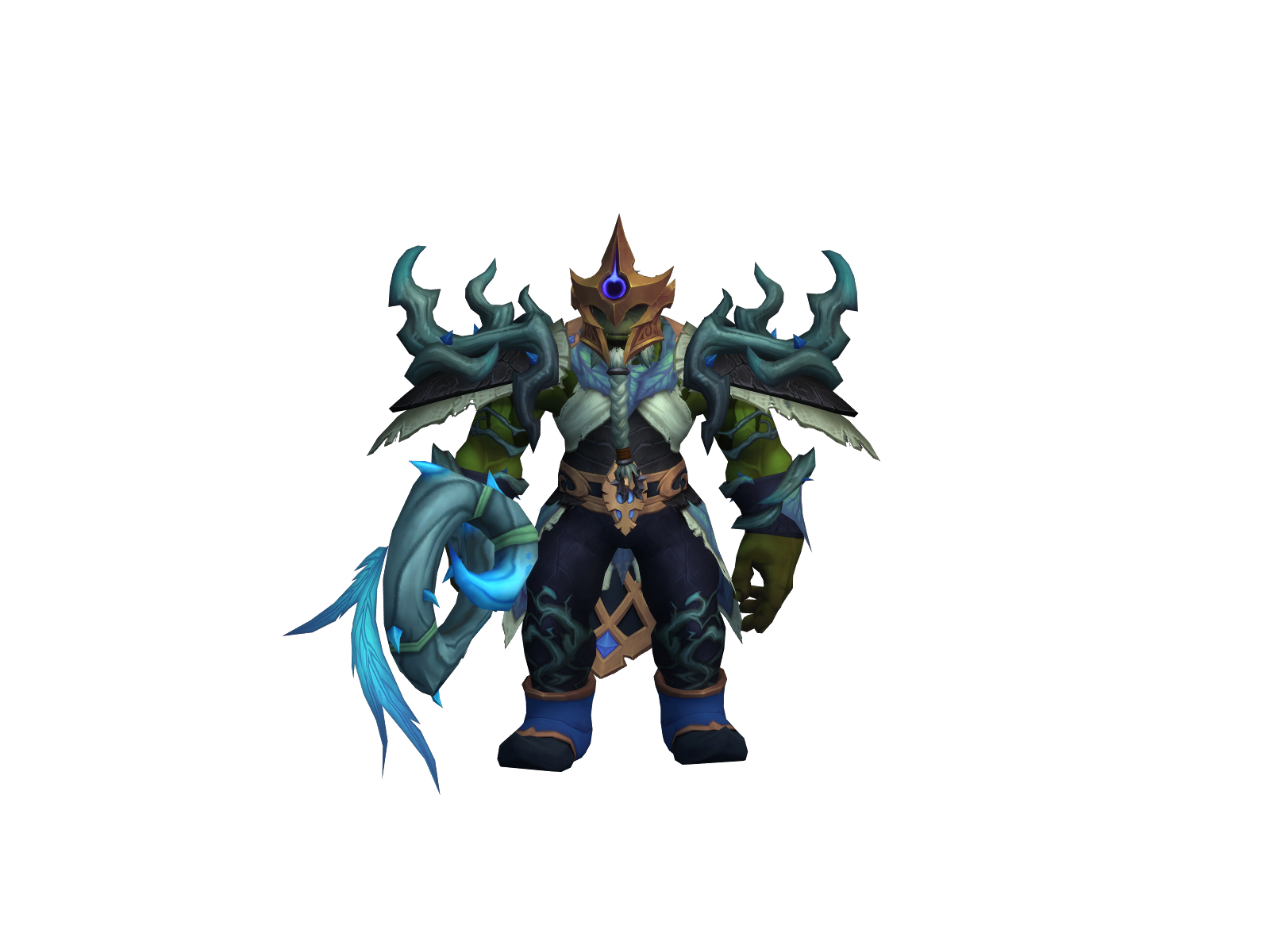 Wurari 3D character render