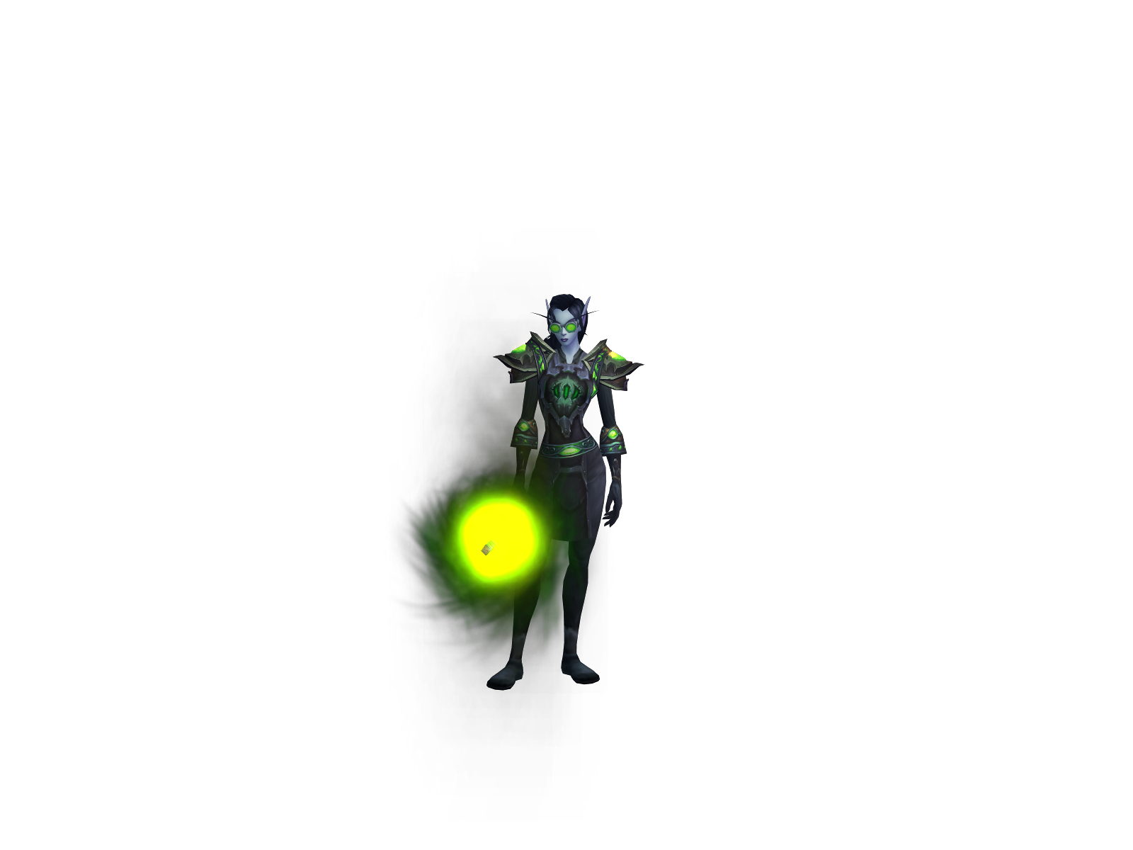 Toe 3D character render