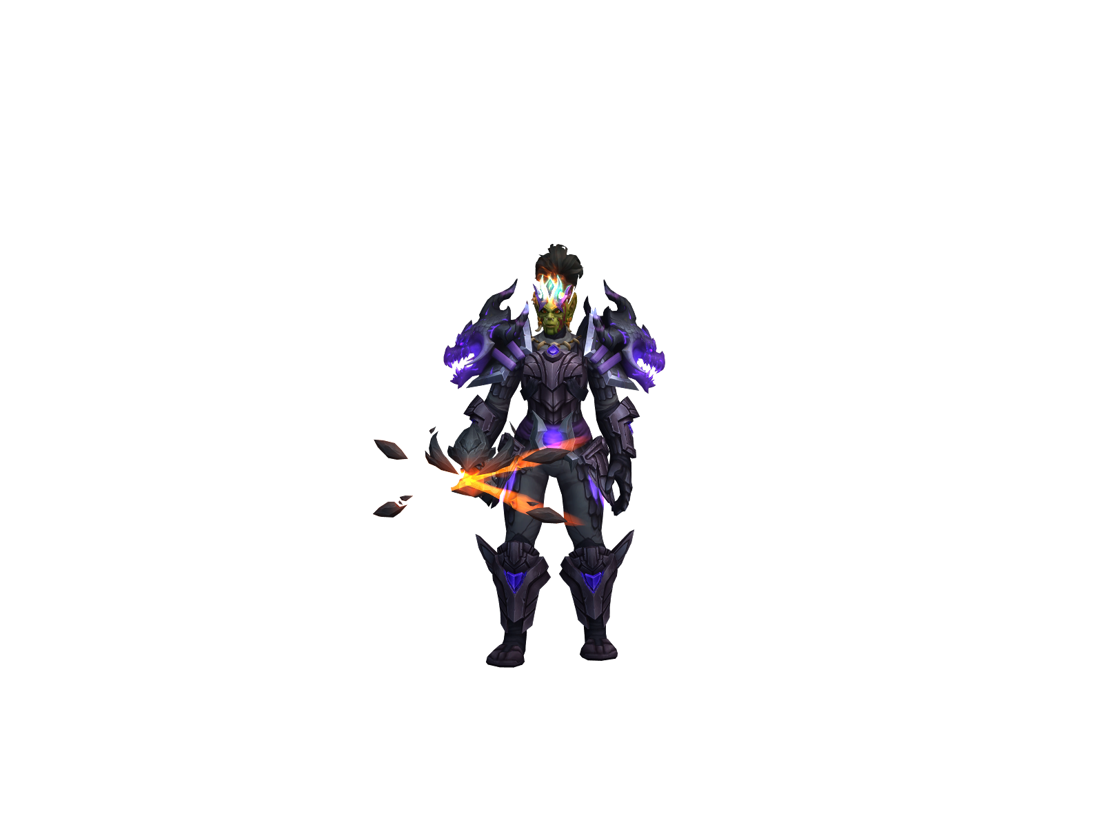 Nevertrapqt 3D character render
