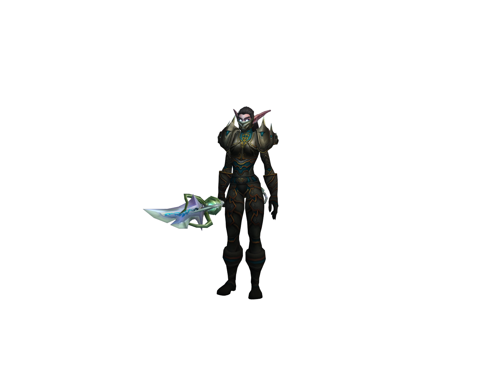 Phearing 3D character render