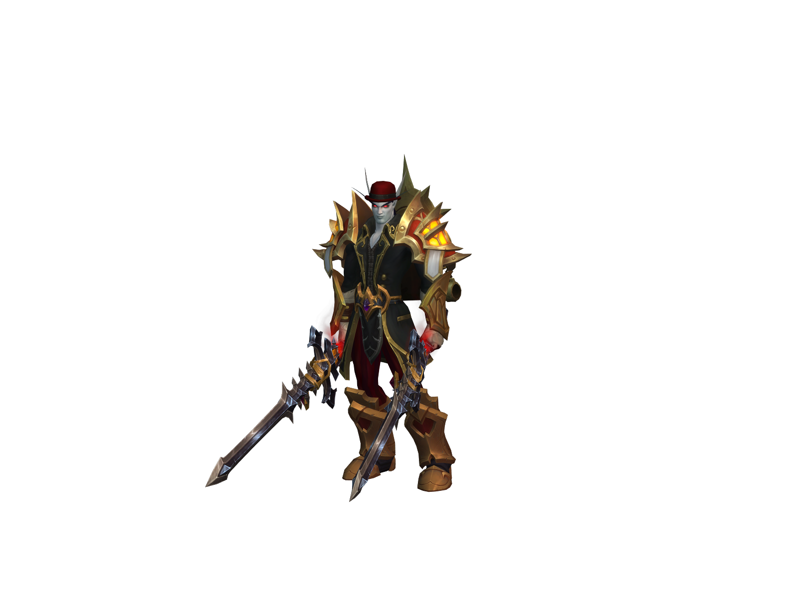 Thredan 3D character render