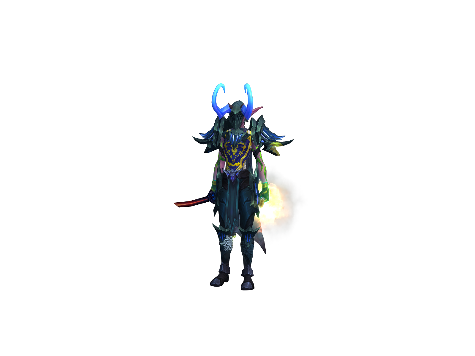 Wdnsdy 3D character render