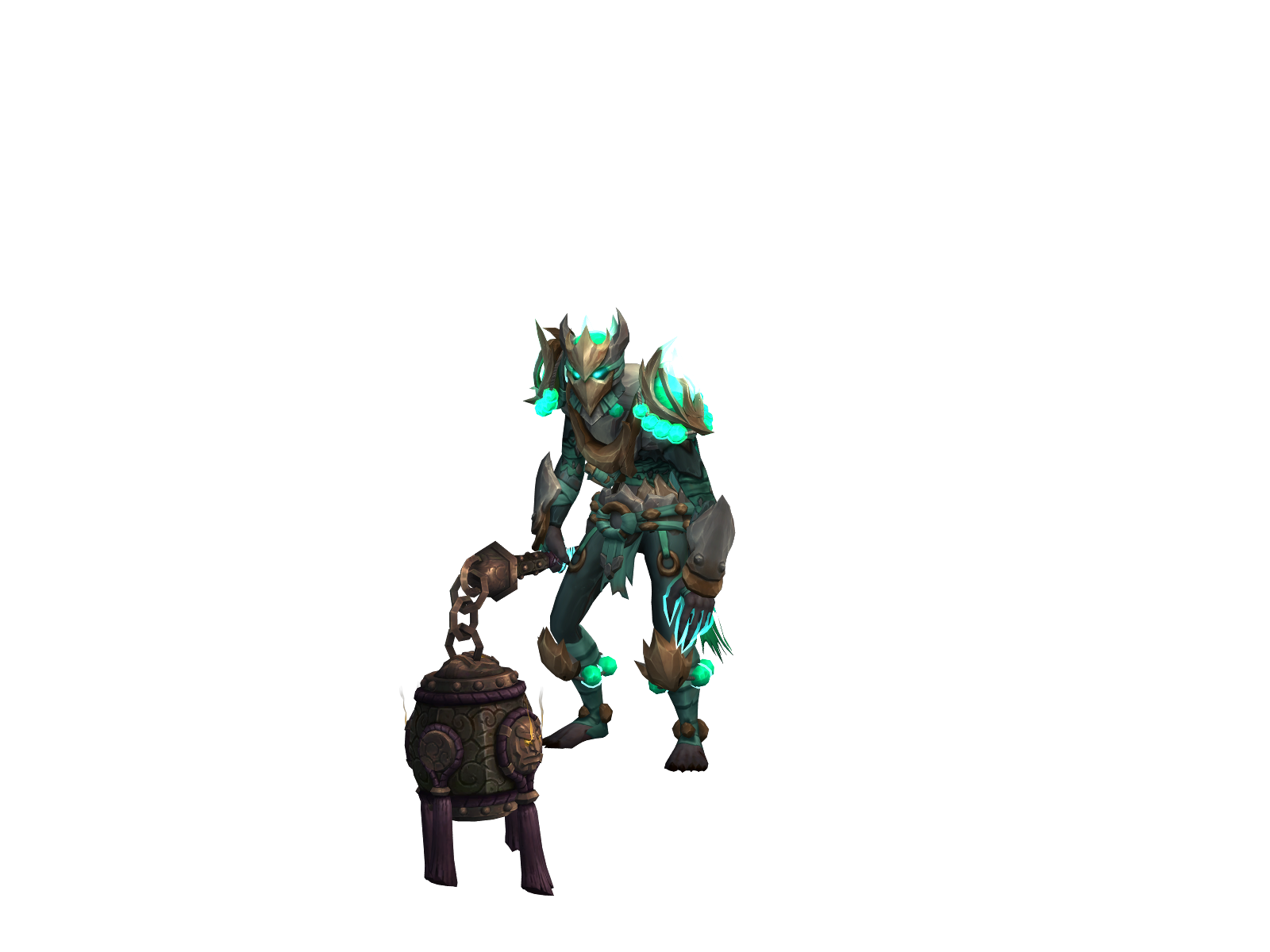 Malfur 3D character render