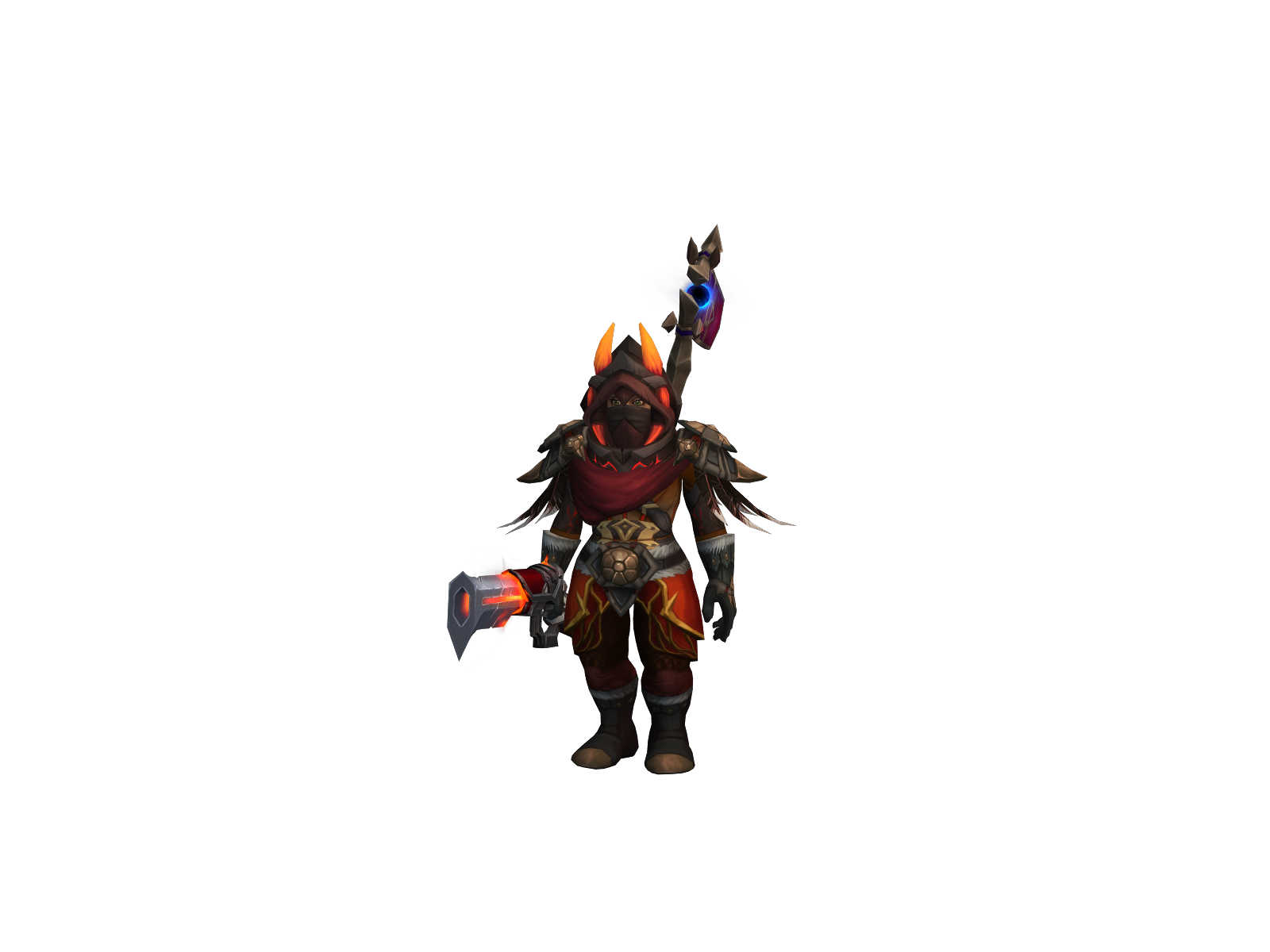 Shephexd 3D character render
