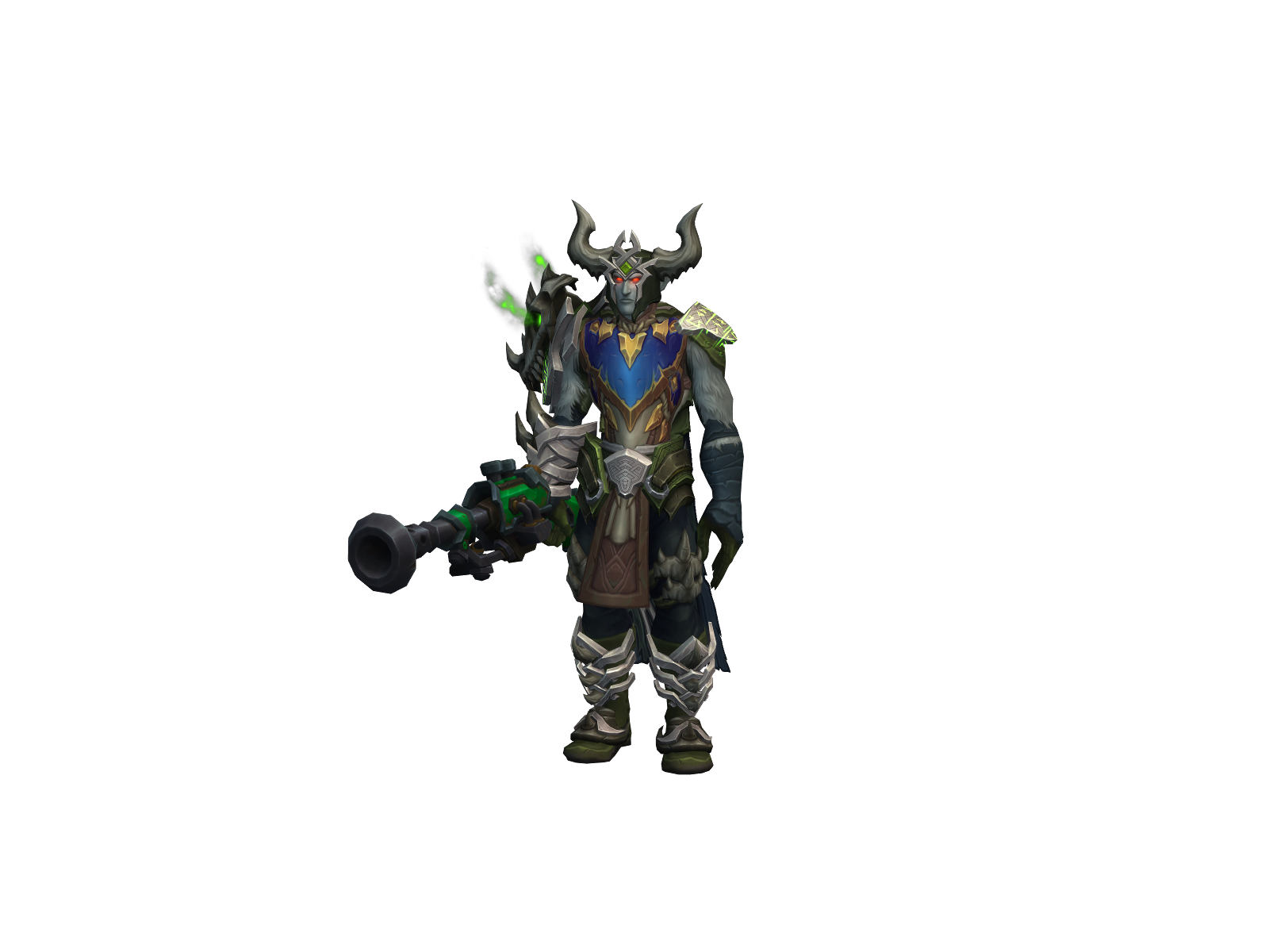 Assclapicuss 3D character render
