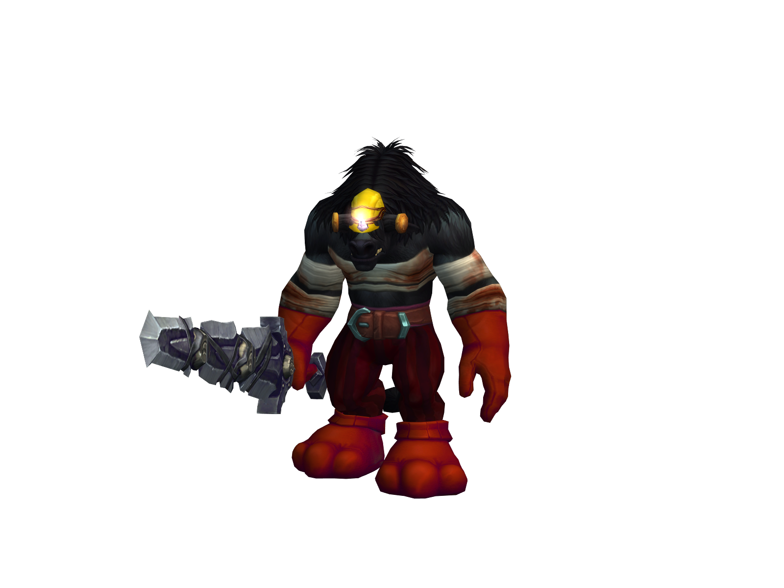 Moogarble 3D character render