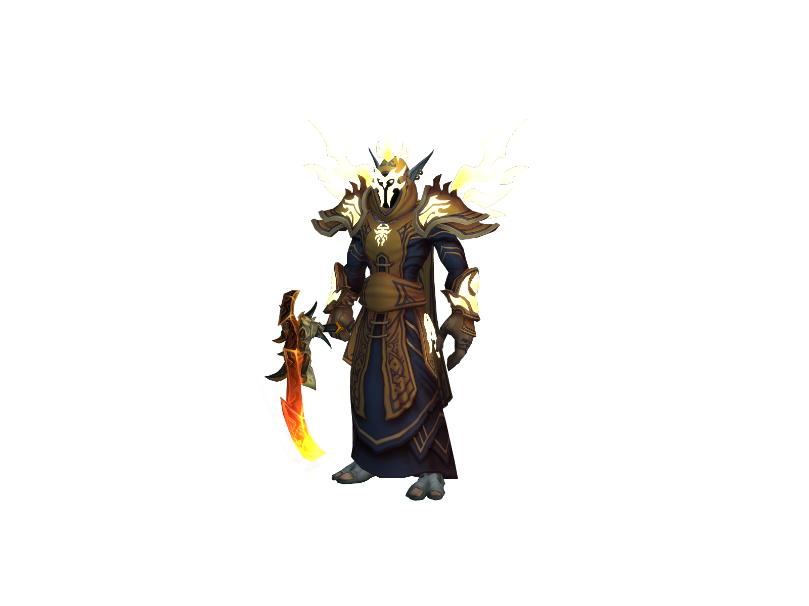 Recontroll 3D character render