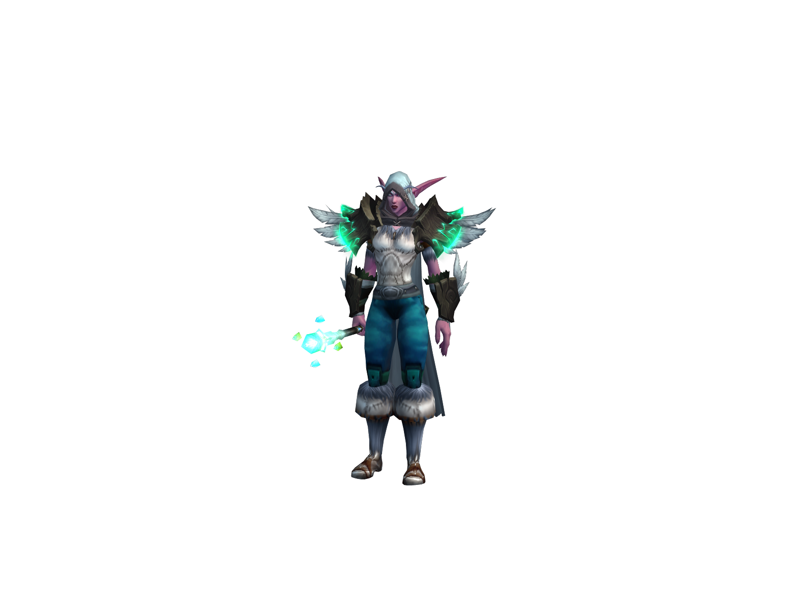 Pestifur 3D character render