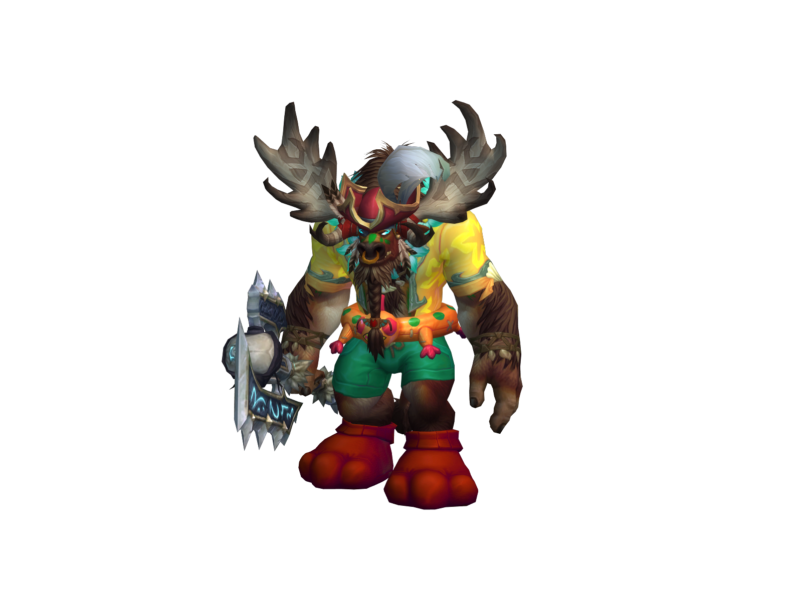Twobuttchins 3D character render