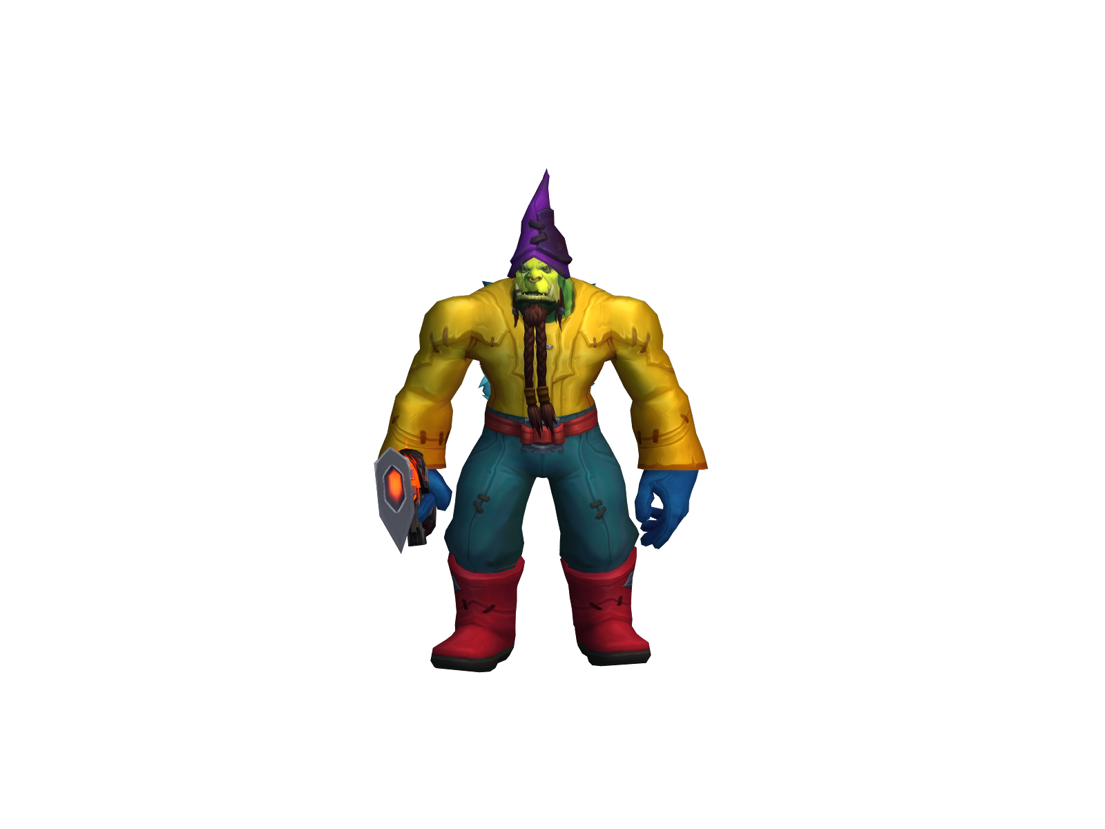 Pewpowbang 3D character render