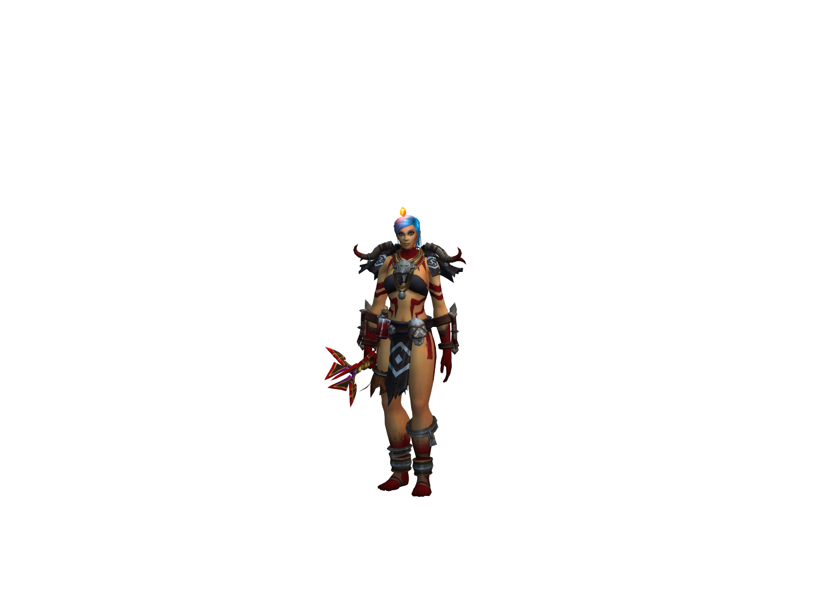 Pzq 3D character render