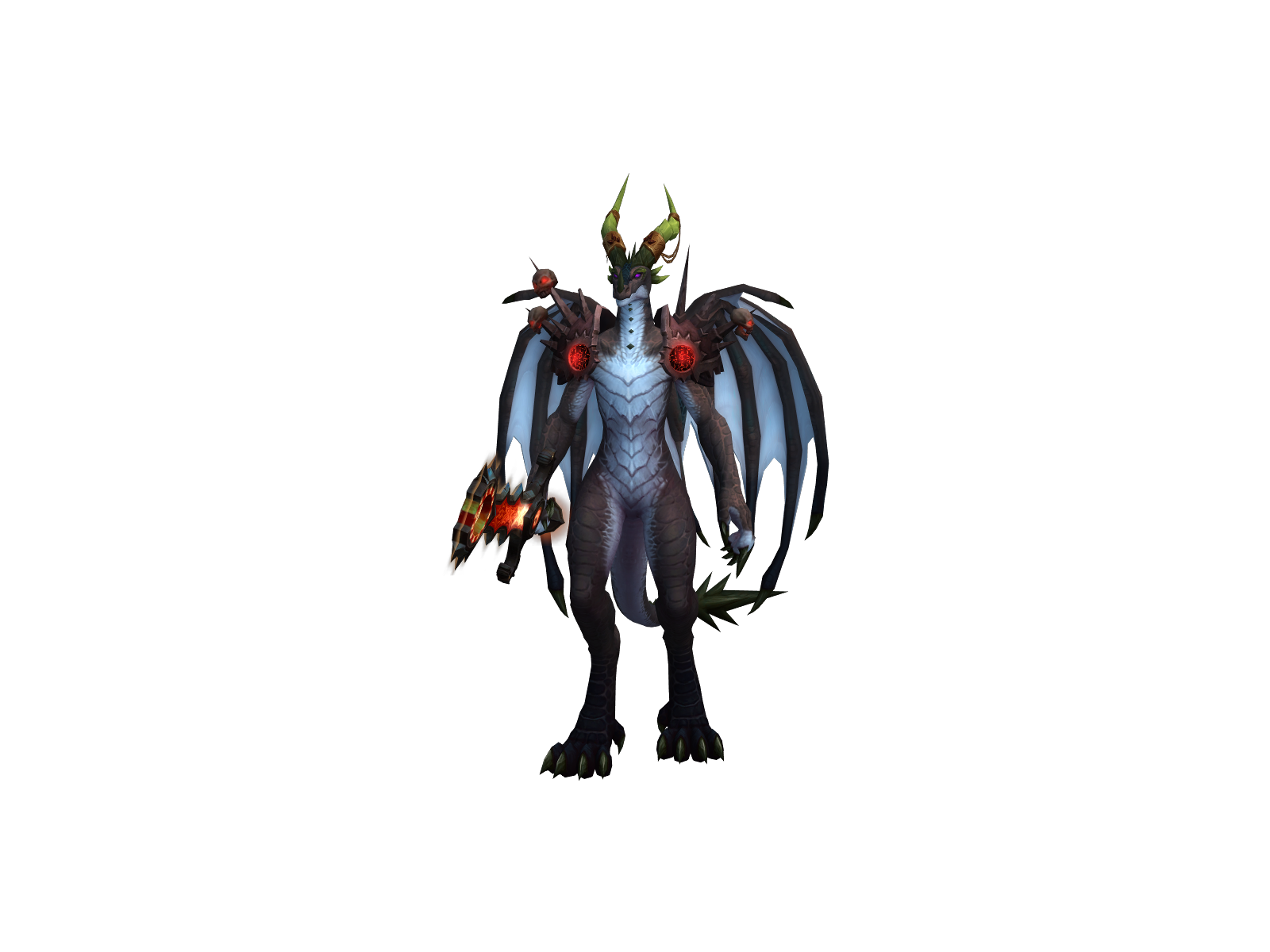 Jywarlock 3D character render