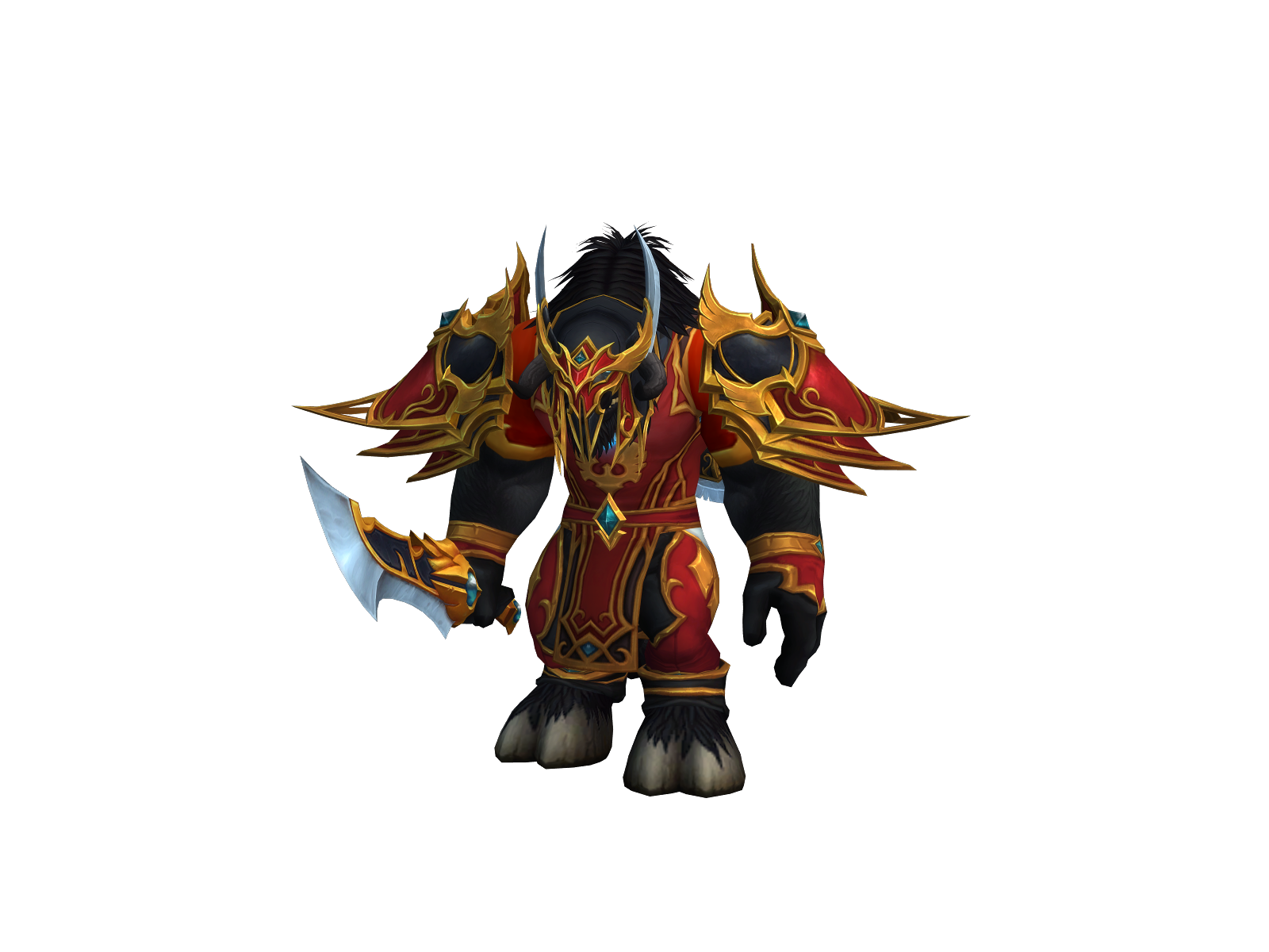 Darrull 3D character render
