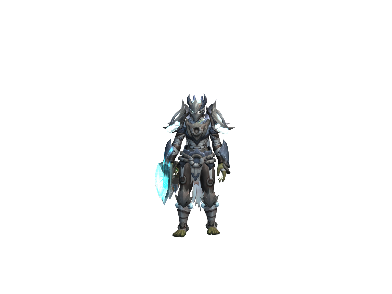 Rommonk 3D character render