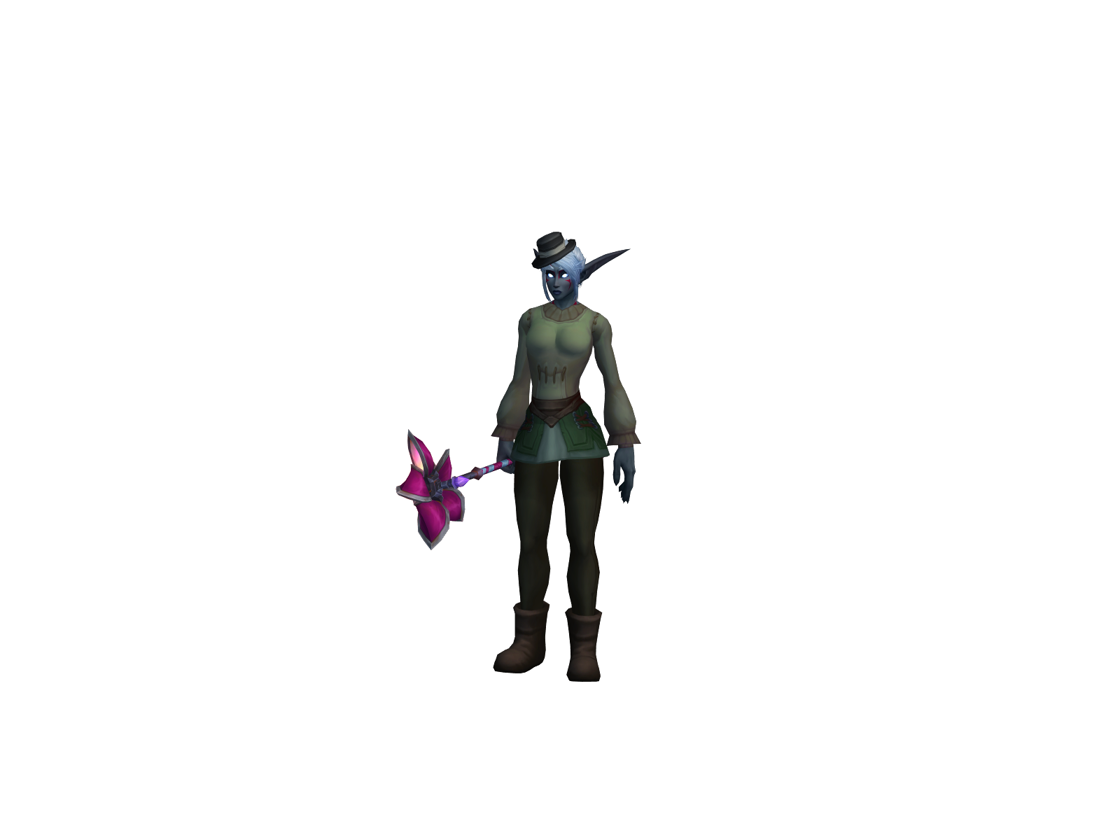 Aelinmeow 3D character render