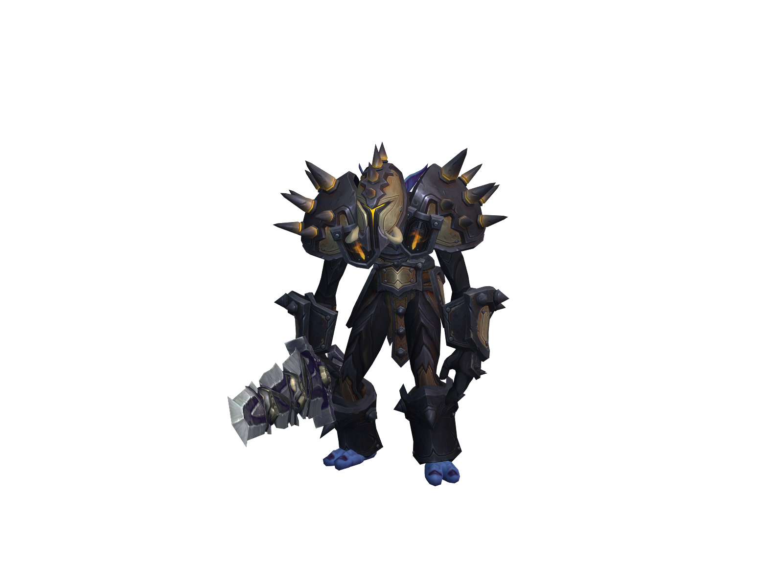 Ackuramokoko 3D character render