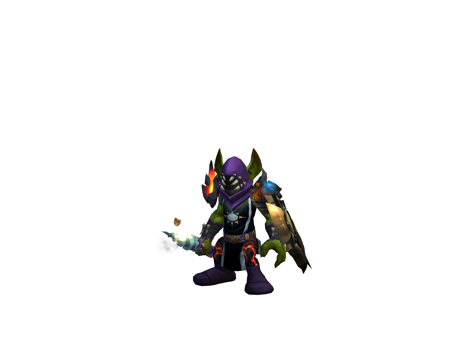 Hacksy 3D character render