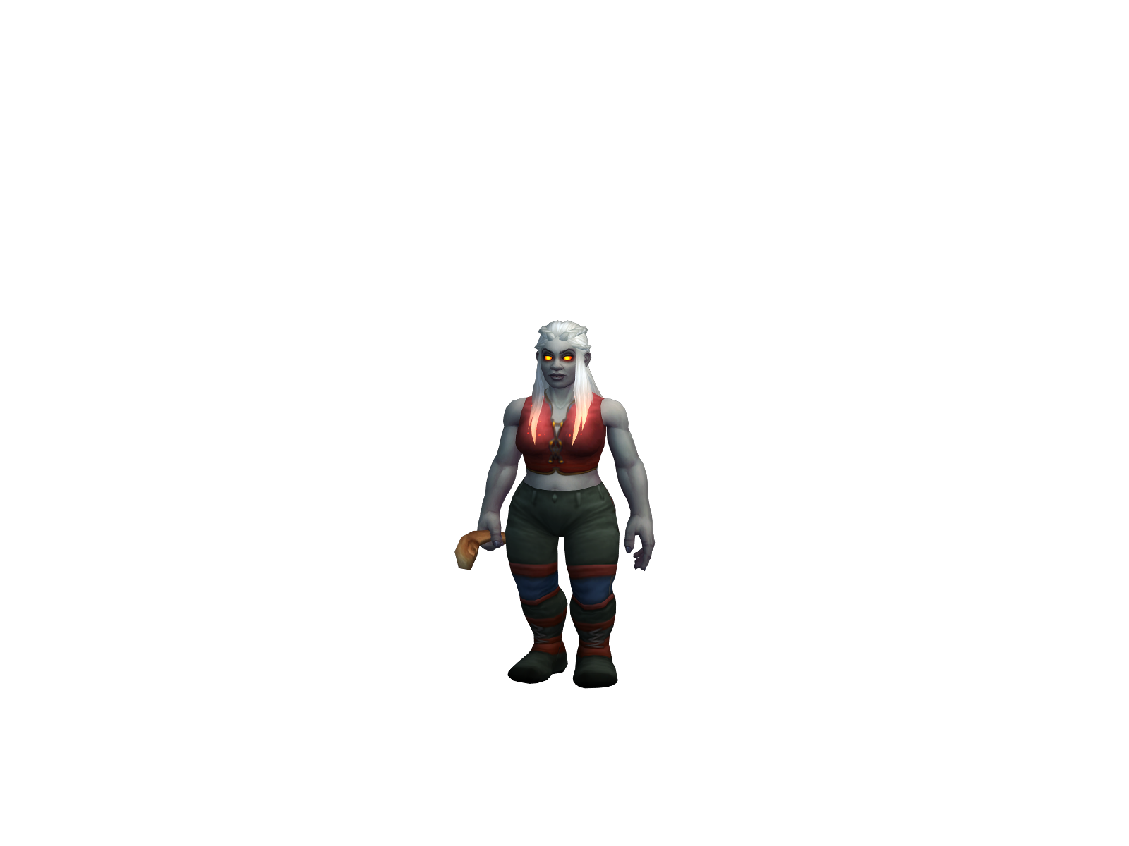 Yushu 3D character render