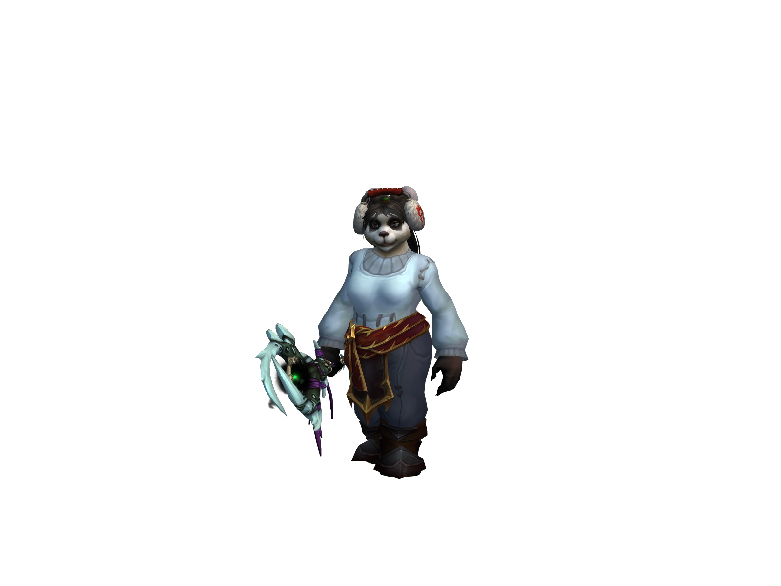 Monqq 3D character render