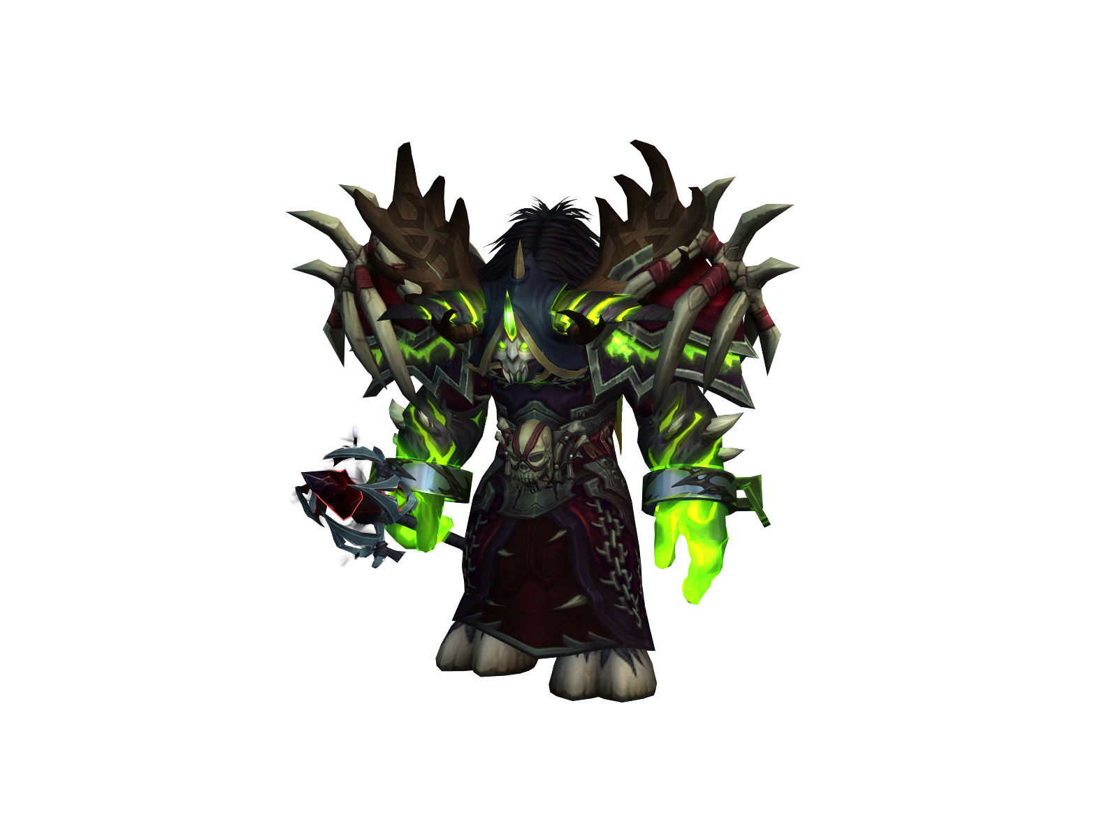 Ebonwrath 3D character render