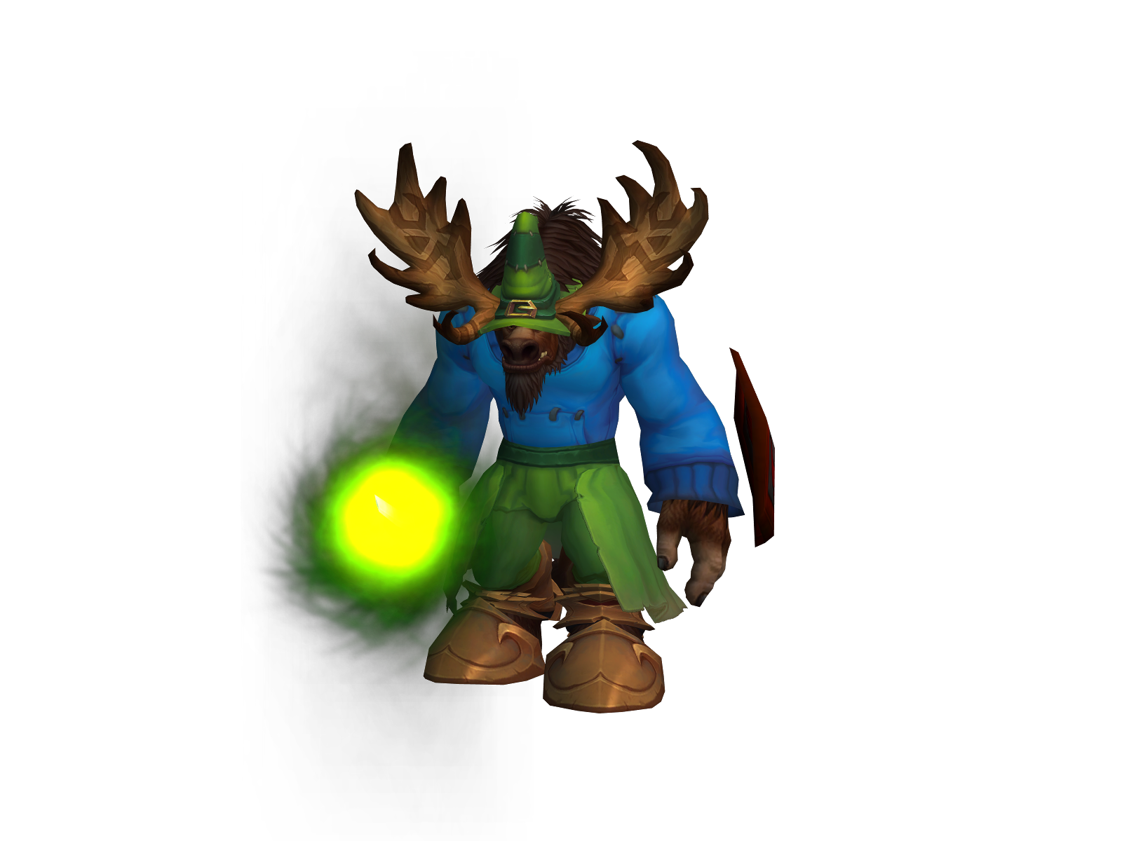 Bustycow 3D character render