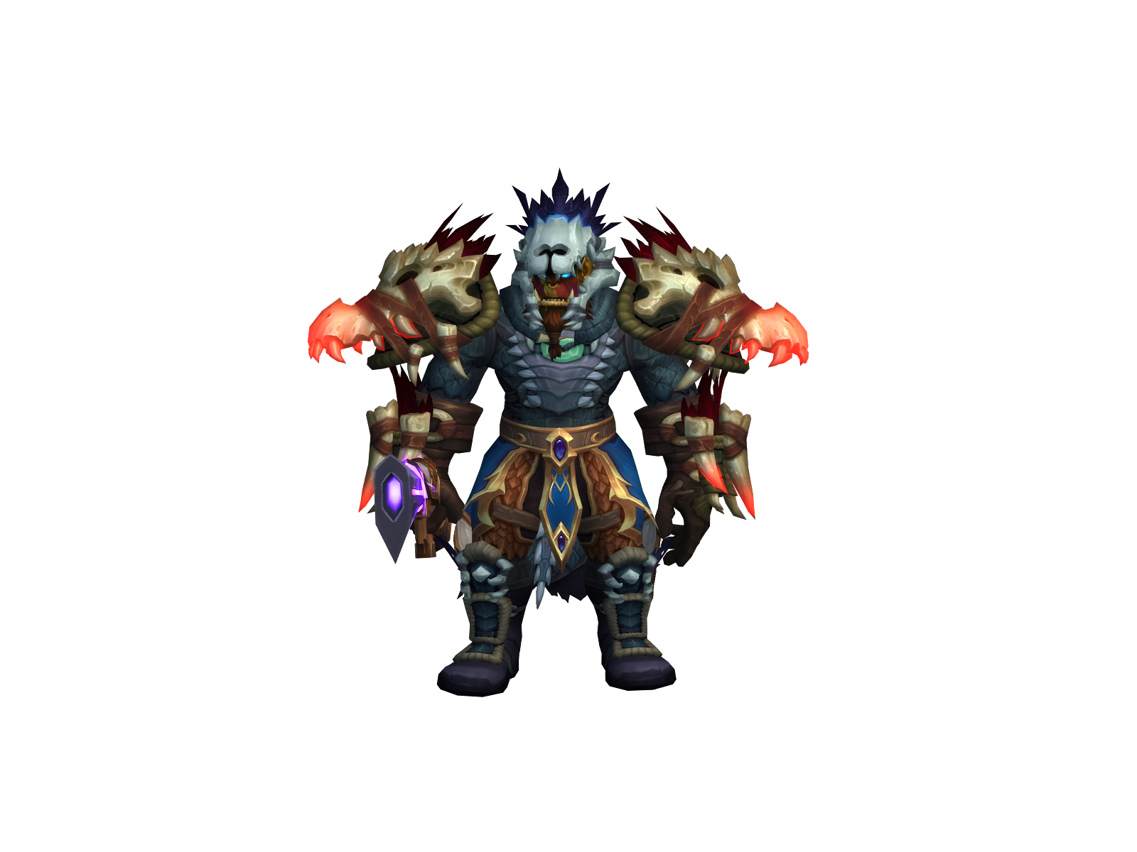 Nevrol 3D character render