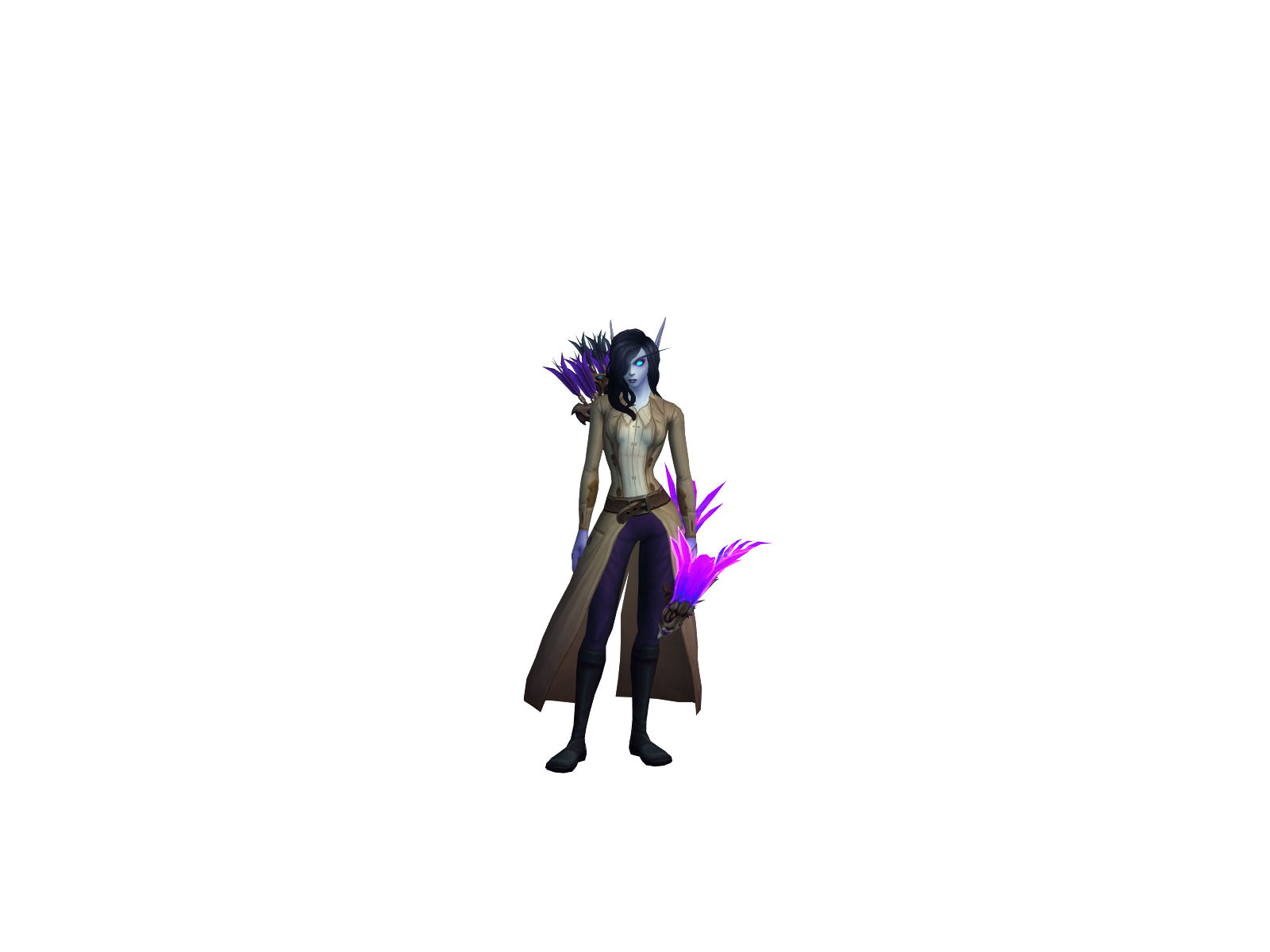 Violte 3D character render