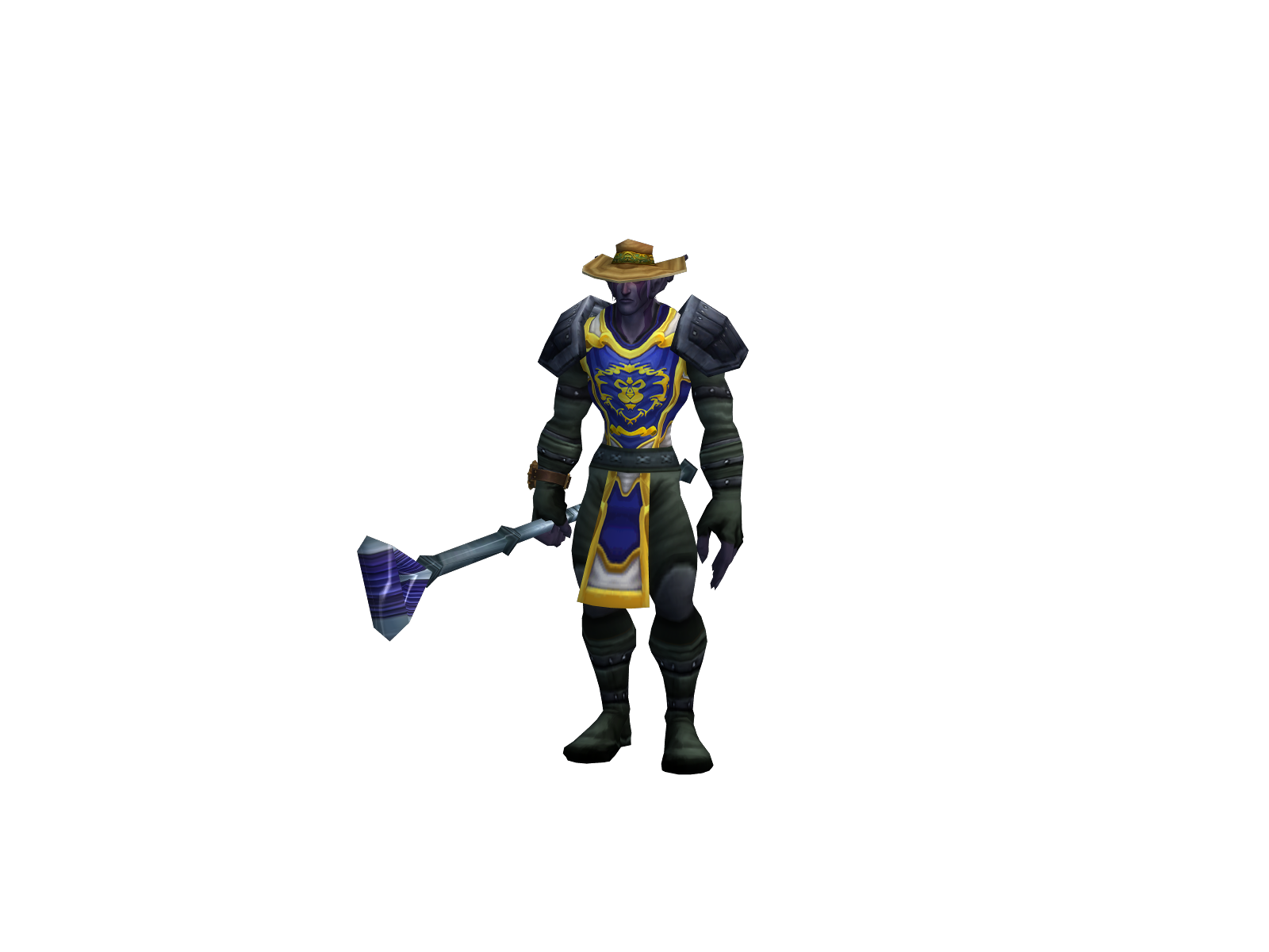 Chardany 3D character render