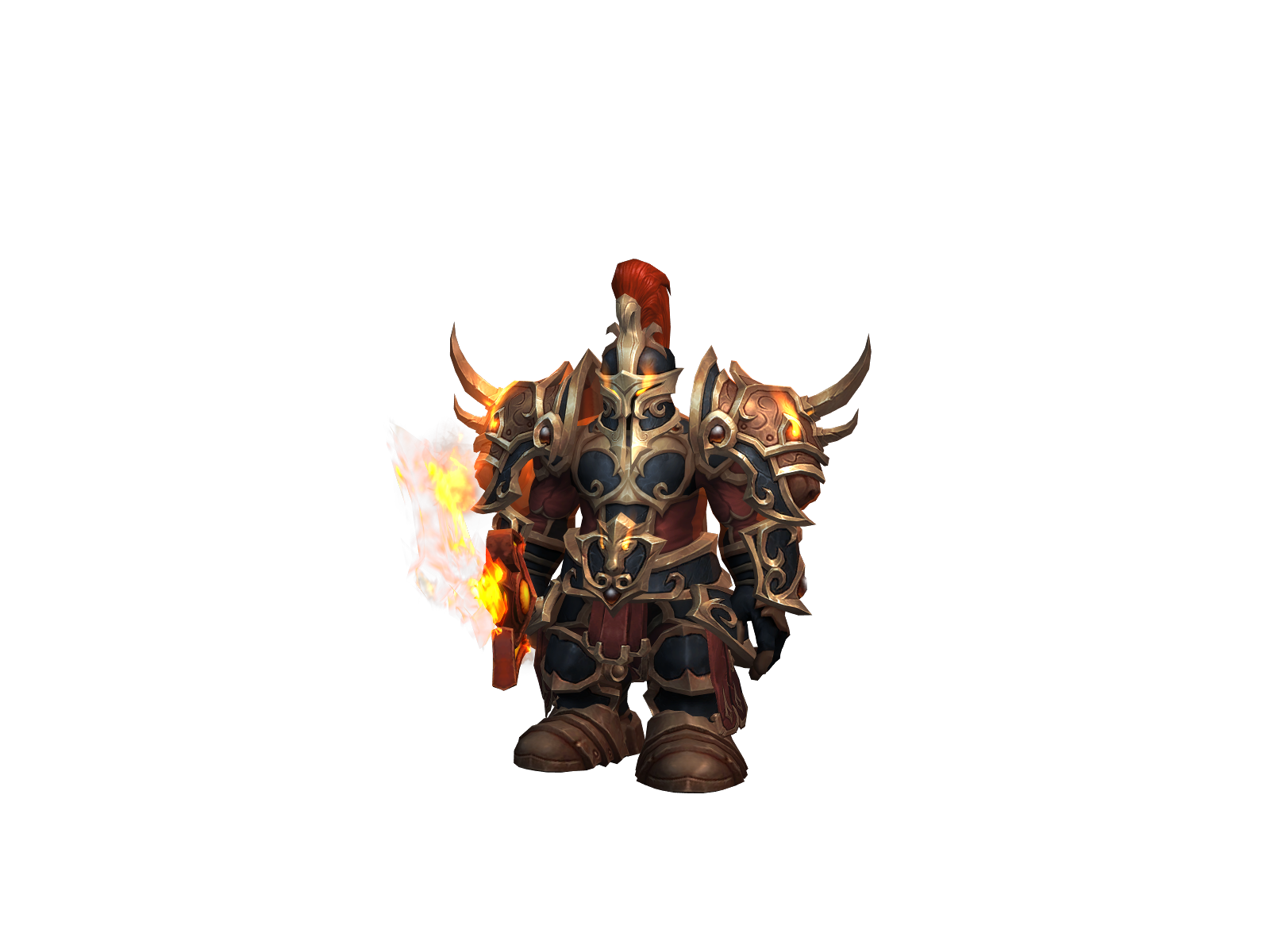 Moirak 3D character render