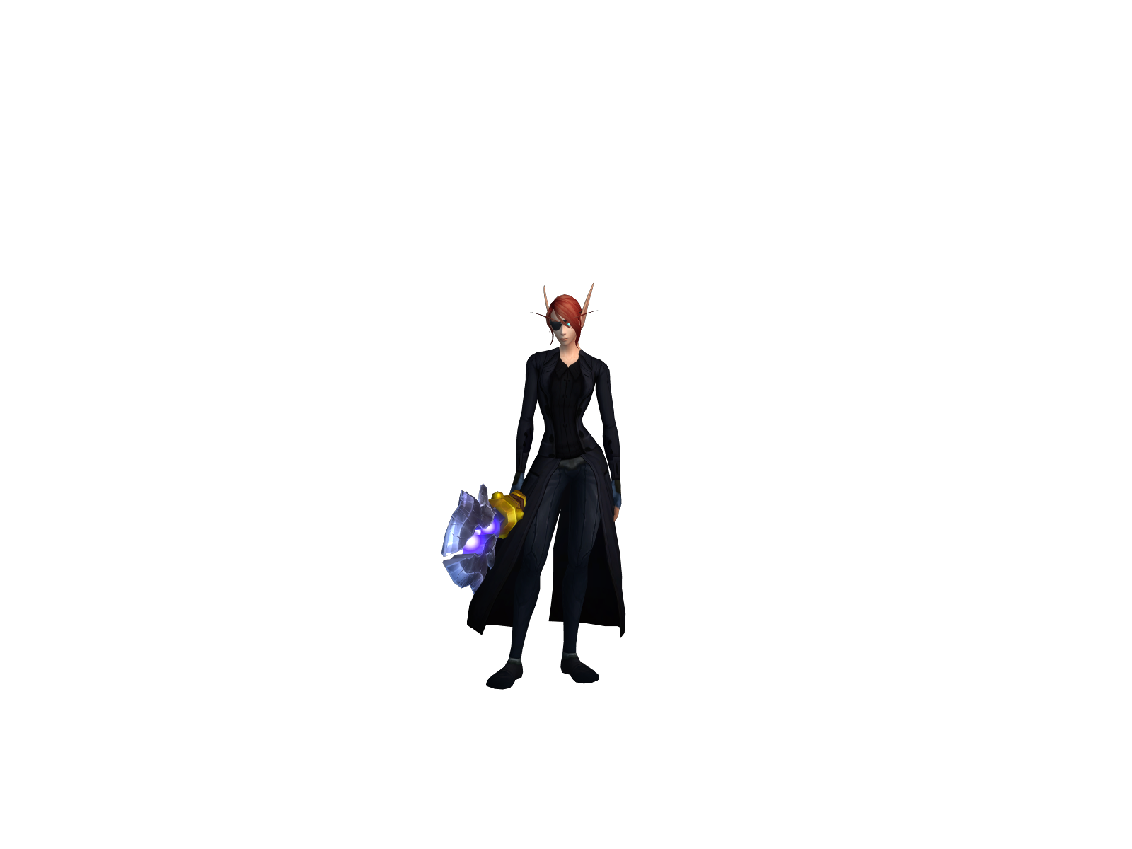 Buffret 3D character render