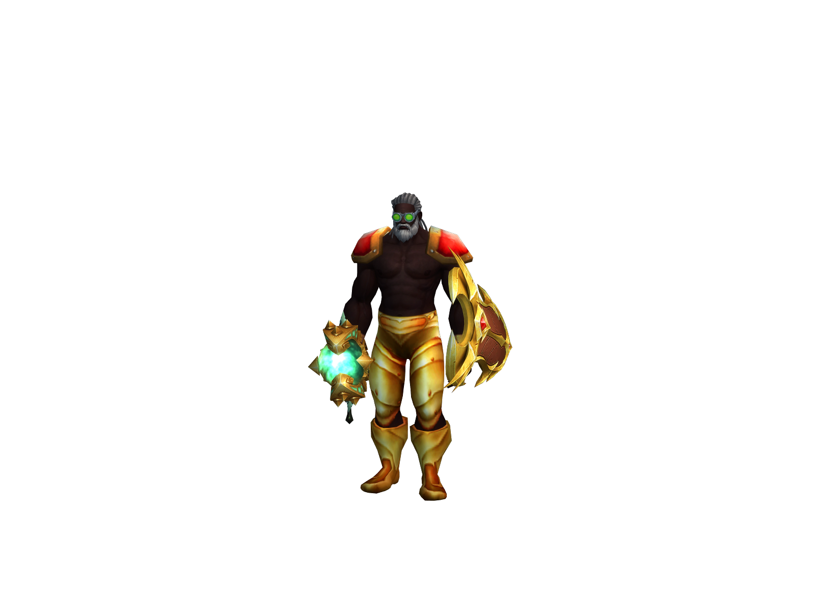 Cafre 3D character render