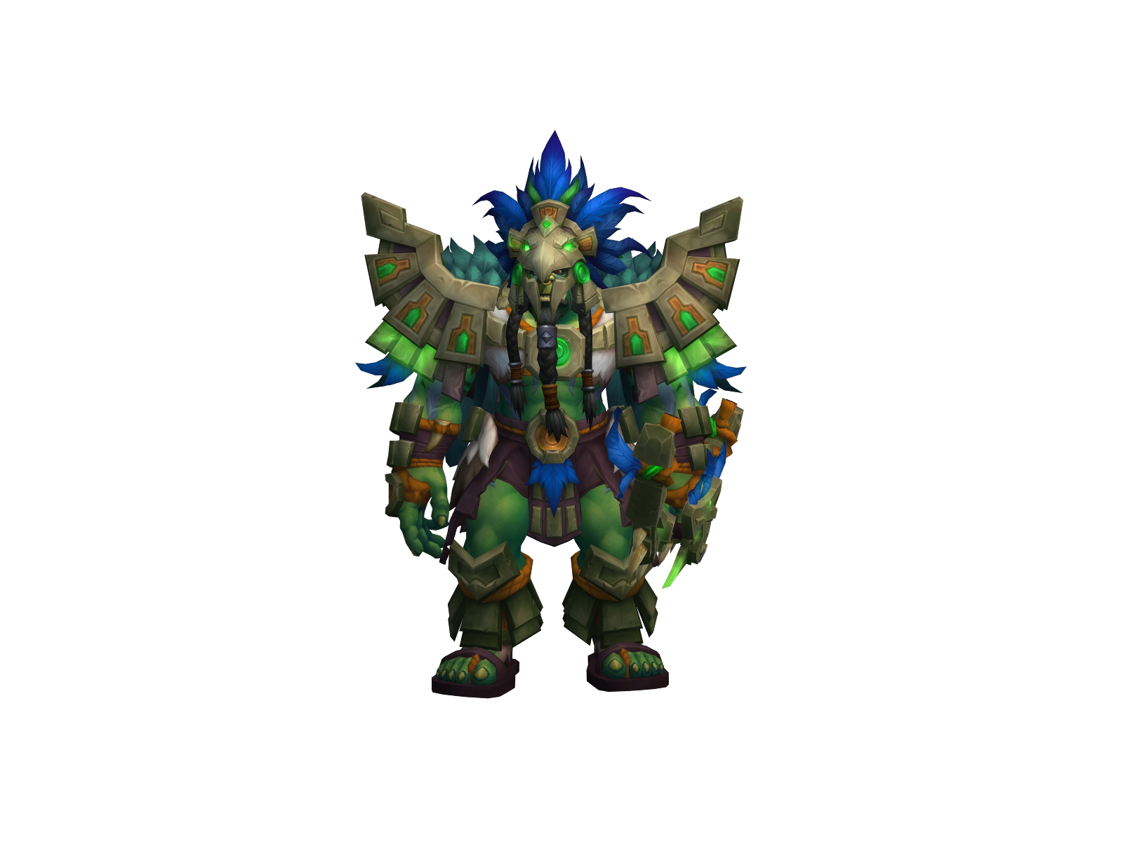 Bowinski 3D character render