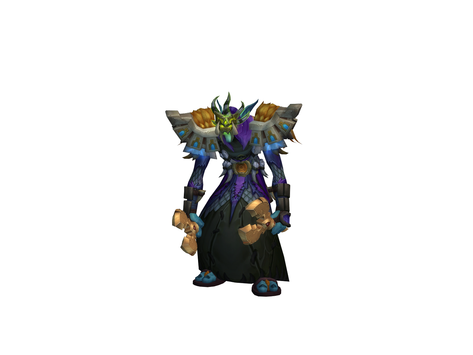 Elementafury 3D character render