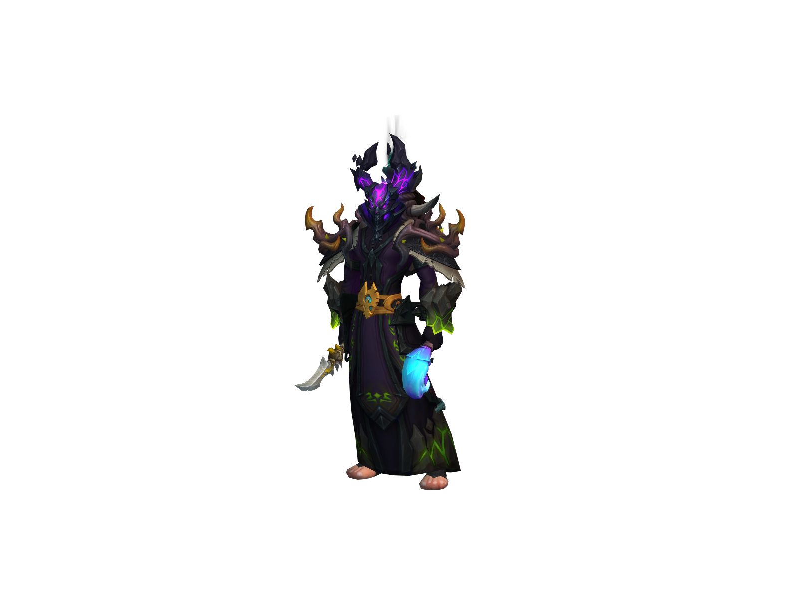 Onmyknees 3D character render
