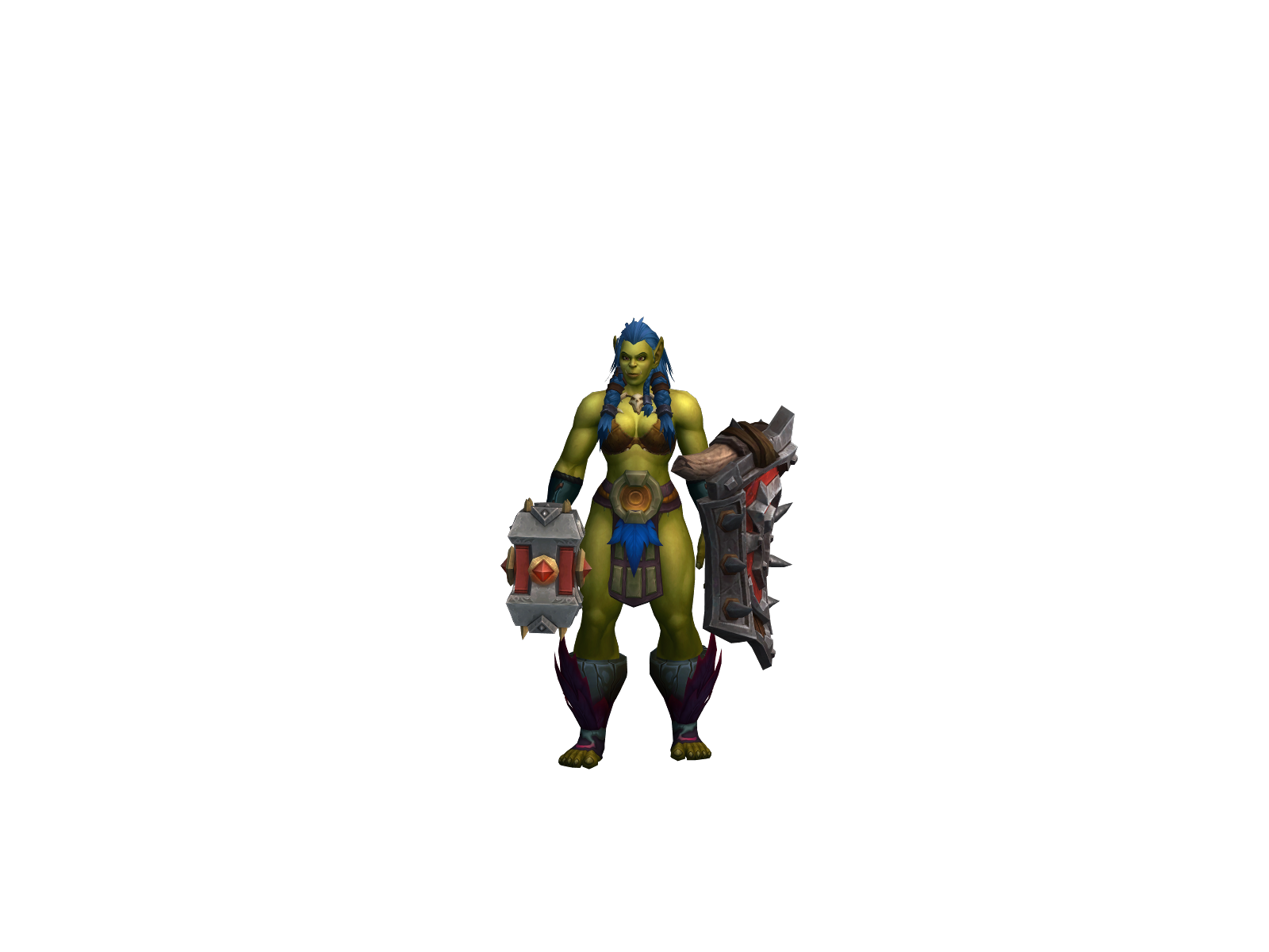 Zburstx 3D character render
