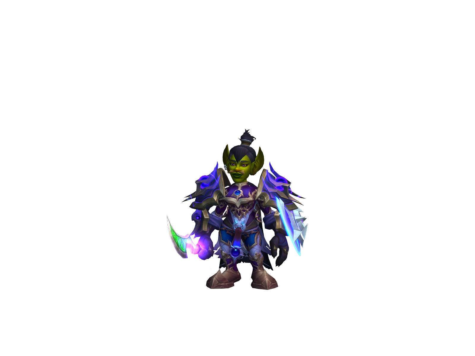 Qcuepid 3D character render