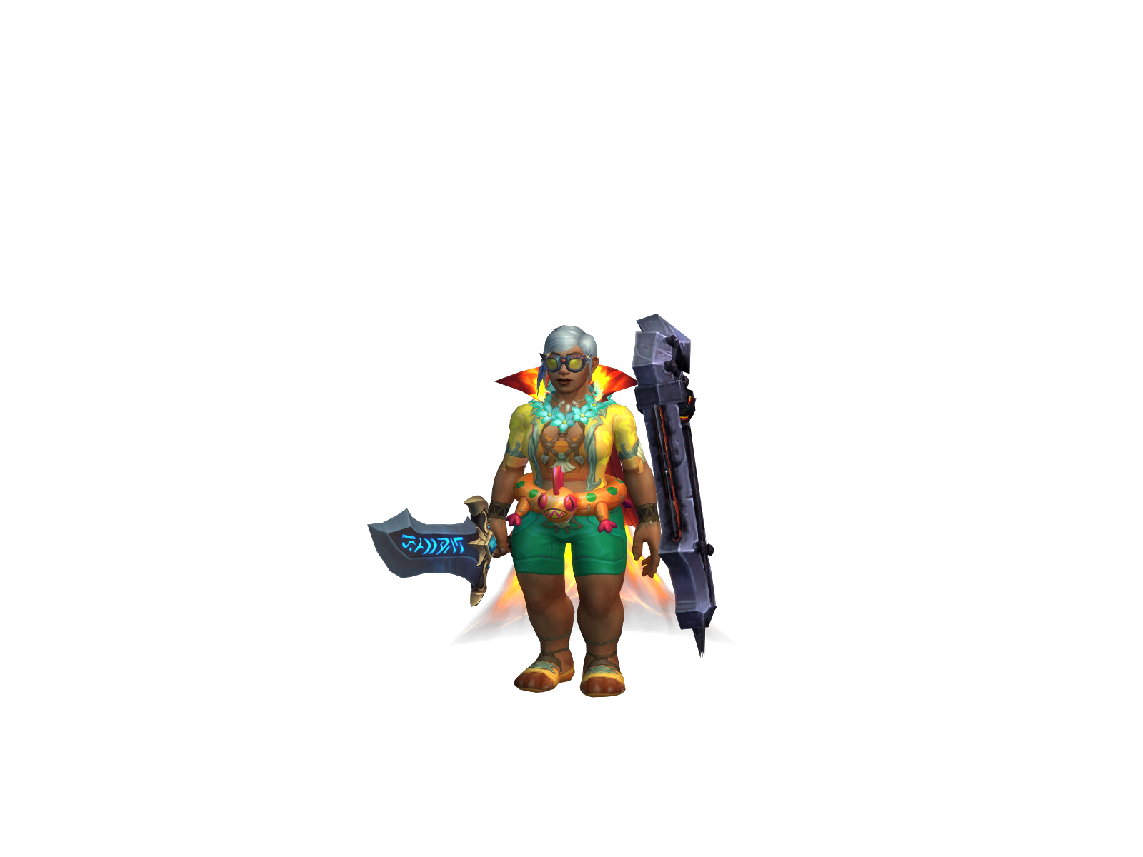 Sleepyfox 3D character render