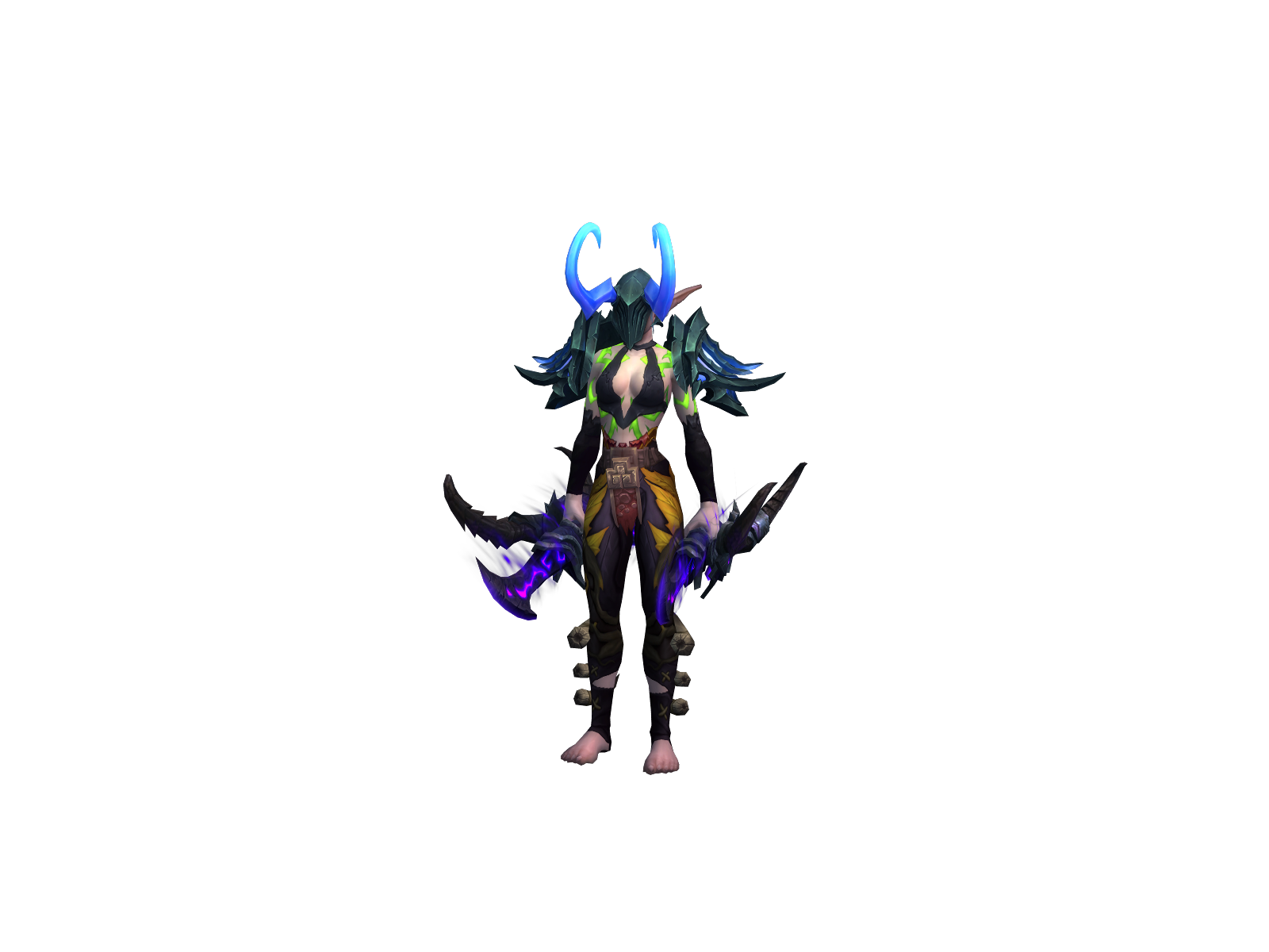 Sageizaldh 3D character render