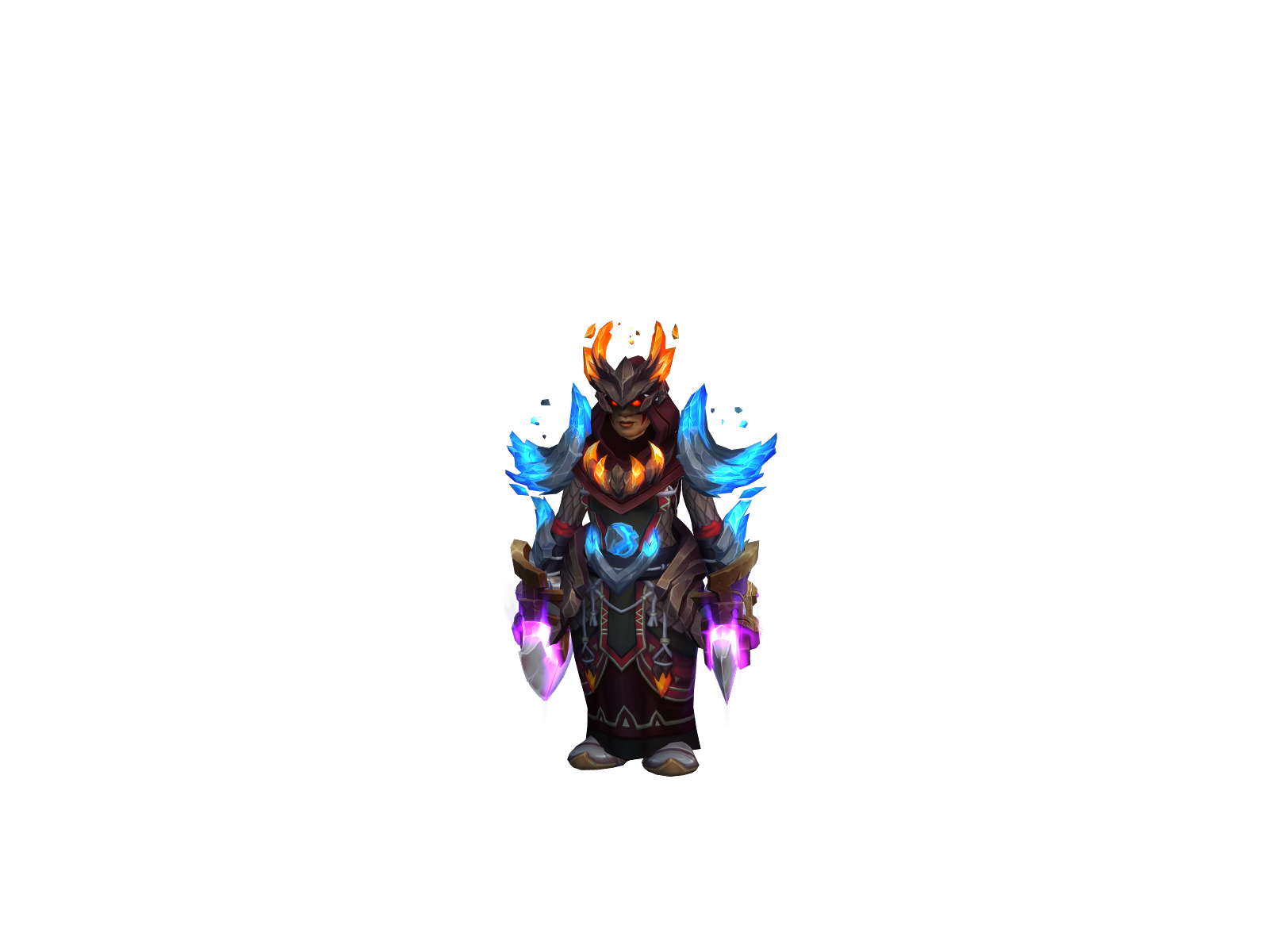 Shirobangban 3D character render