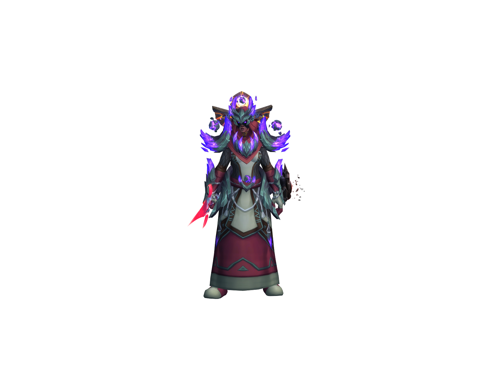 Cortesã 3D character render