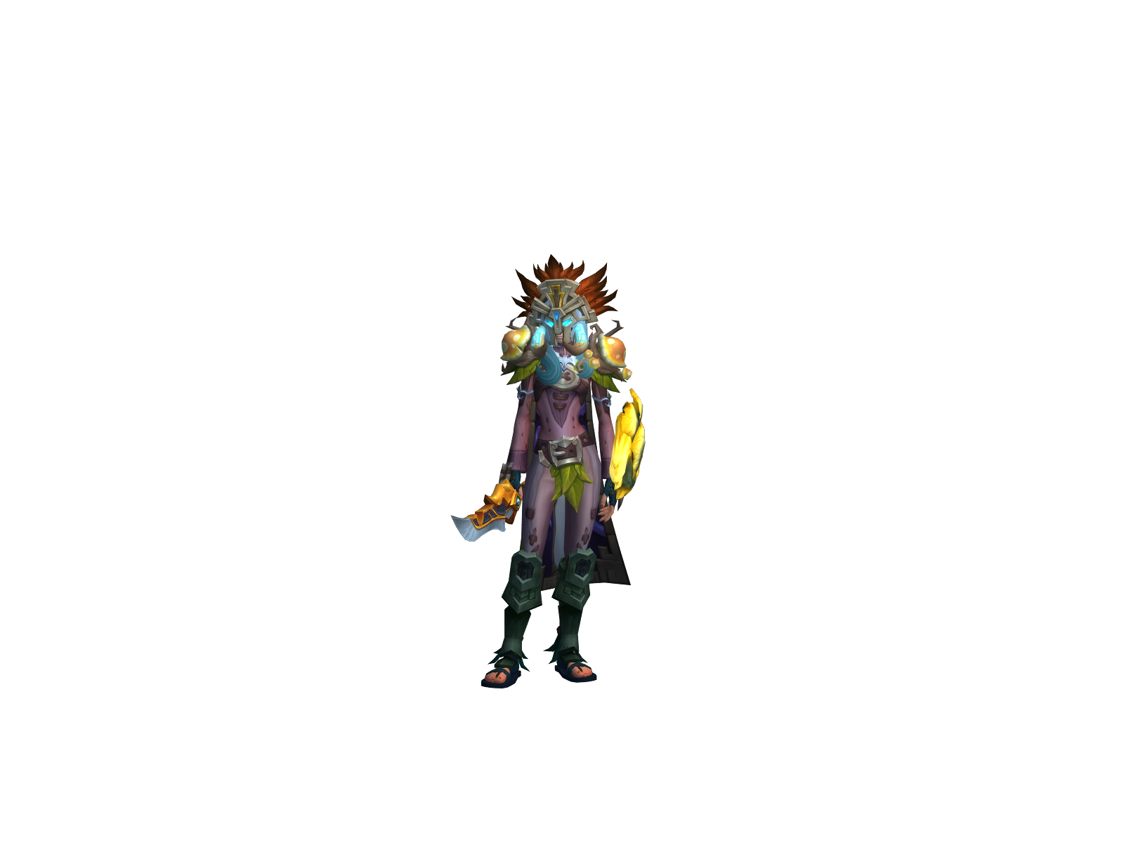 Nebansuka 3D character render
