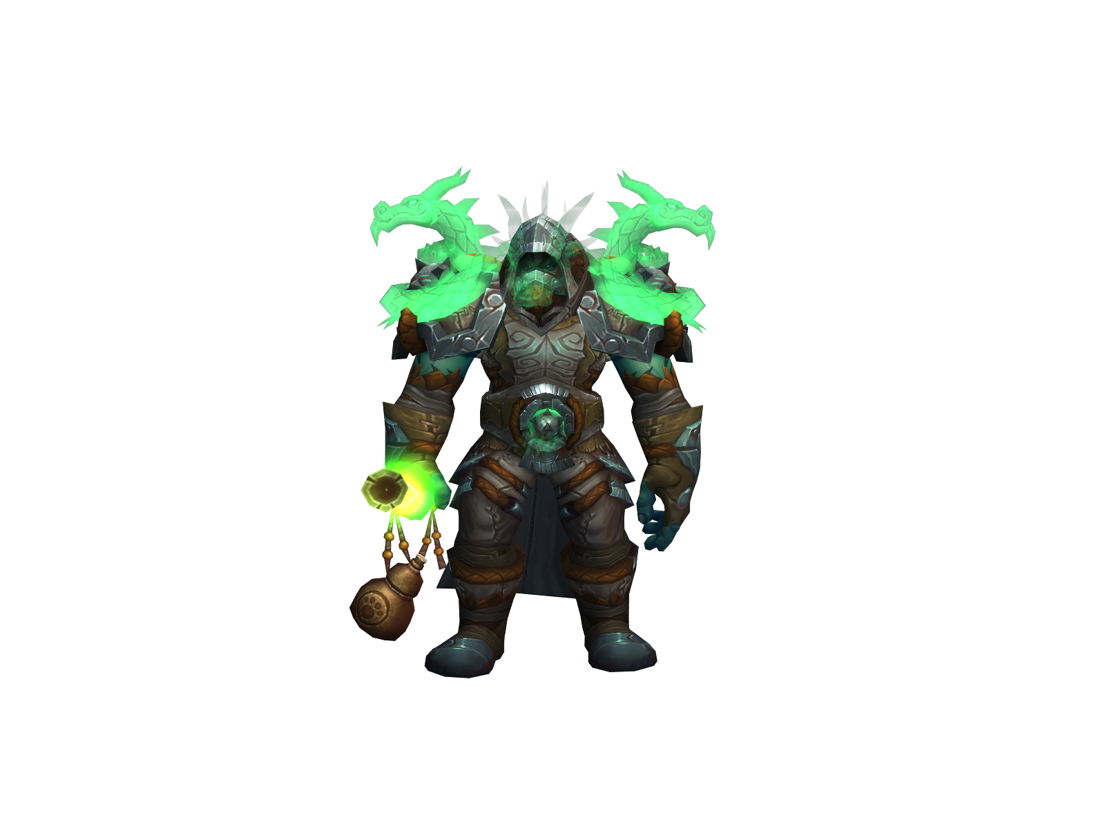 Hallowedmonk 3D character render