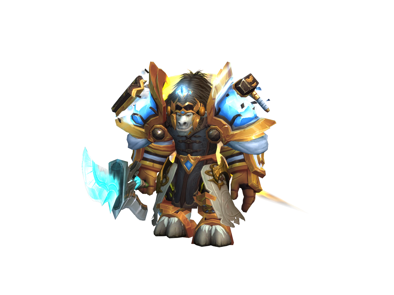 Cloudèh 3D character render
