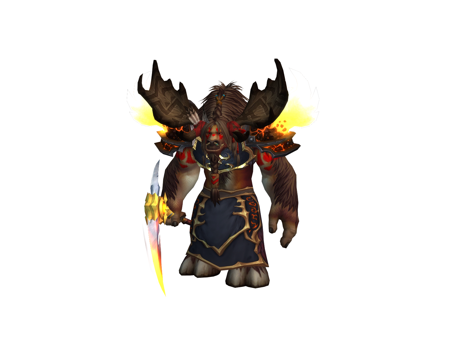 Theabark 3D character render
