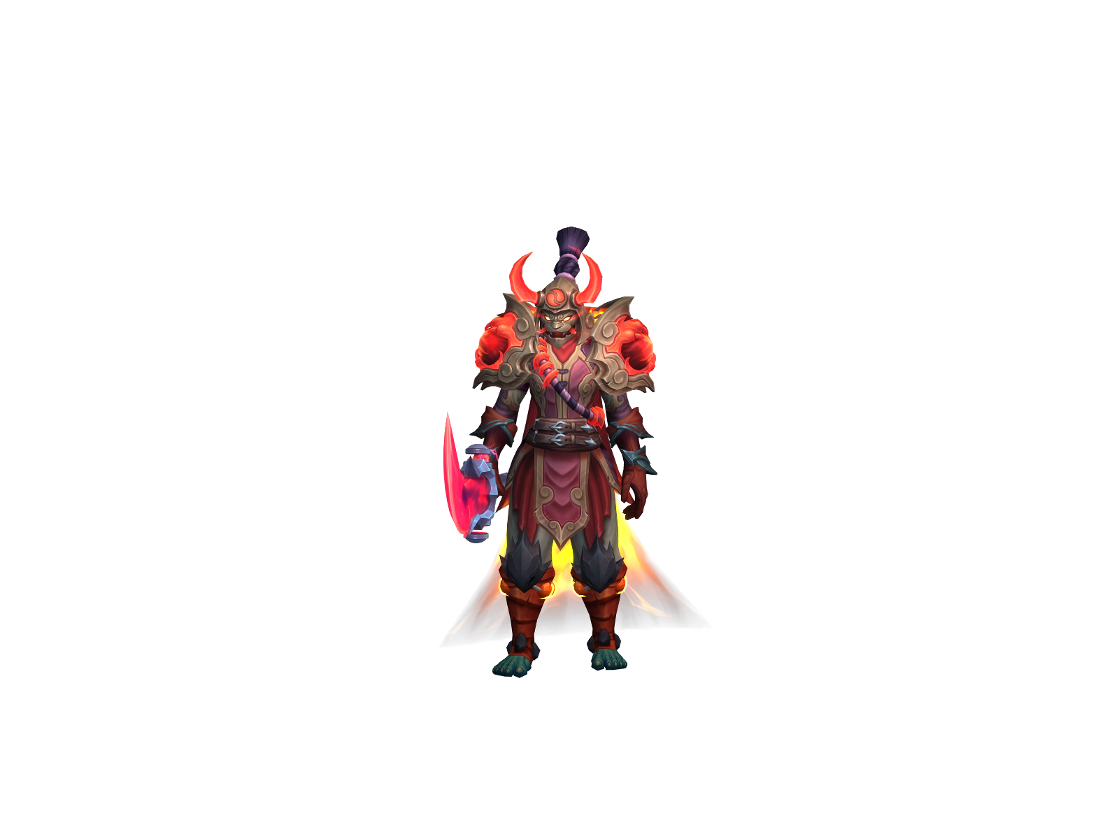 Zèros 3D character render