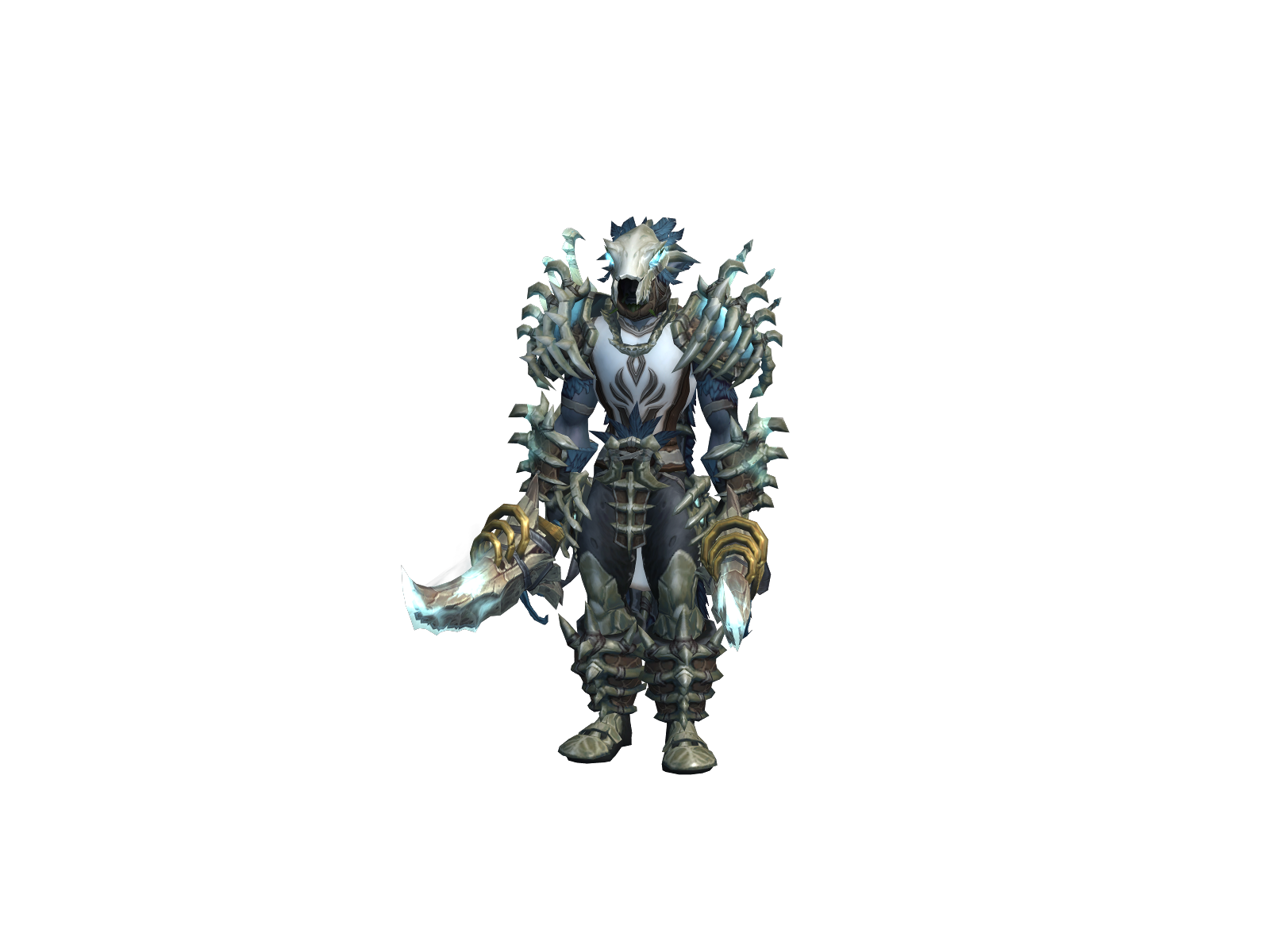 Lunges 3D character render