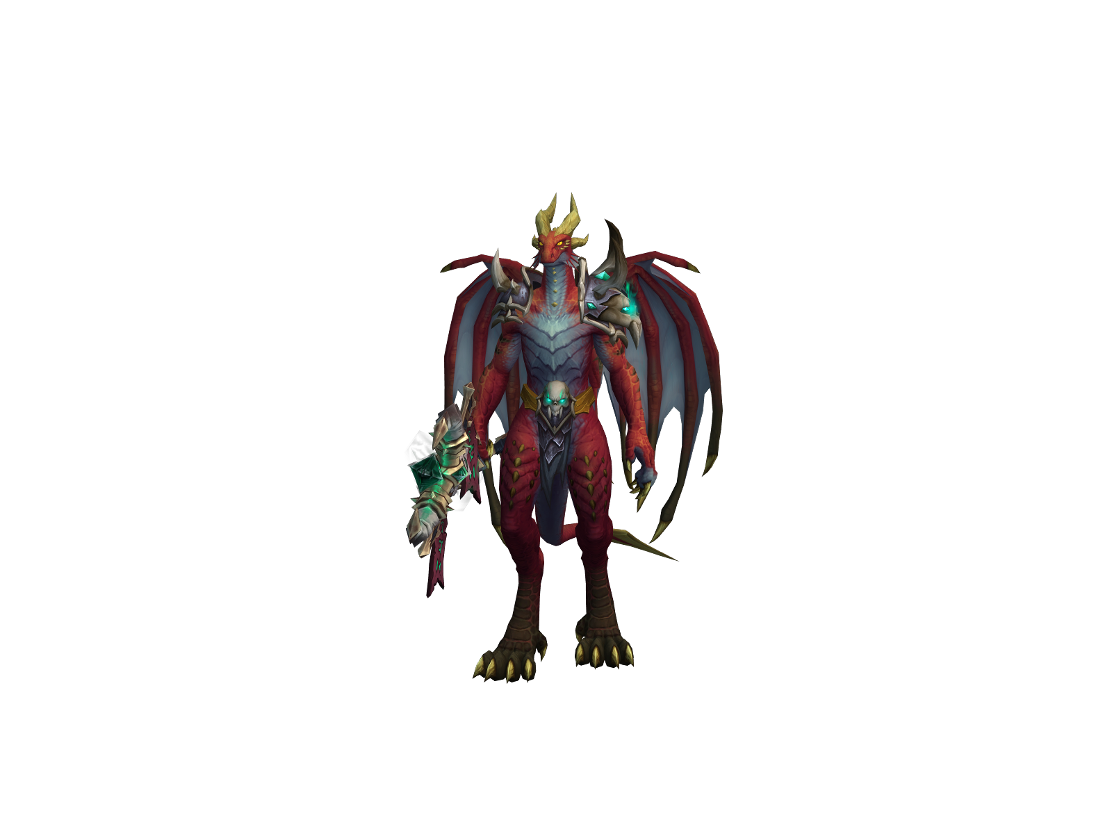 Dragonmikaa 3D character render